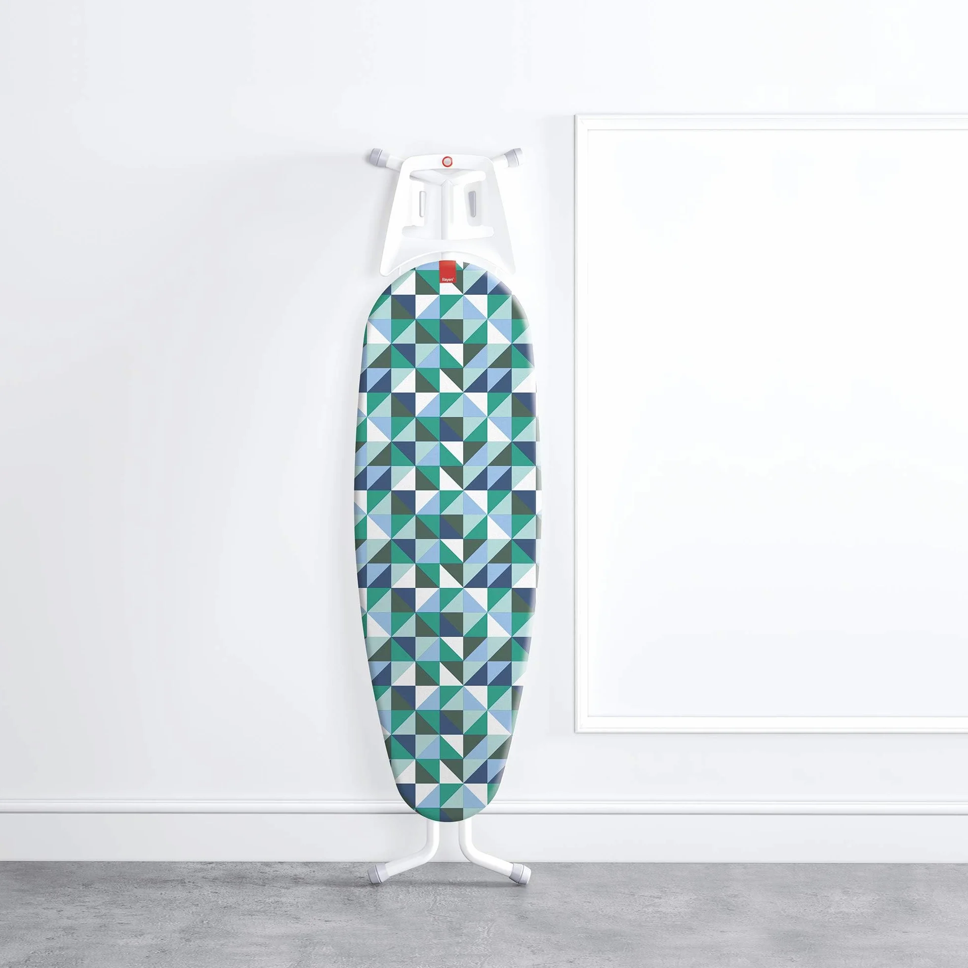 Rayen Pokrowiec na klips do deski do prasowania, 130 x 47 cm, wielokolorowe kwadraty, pianka