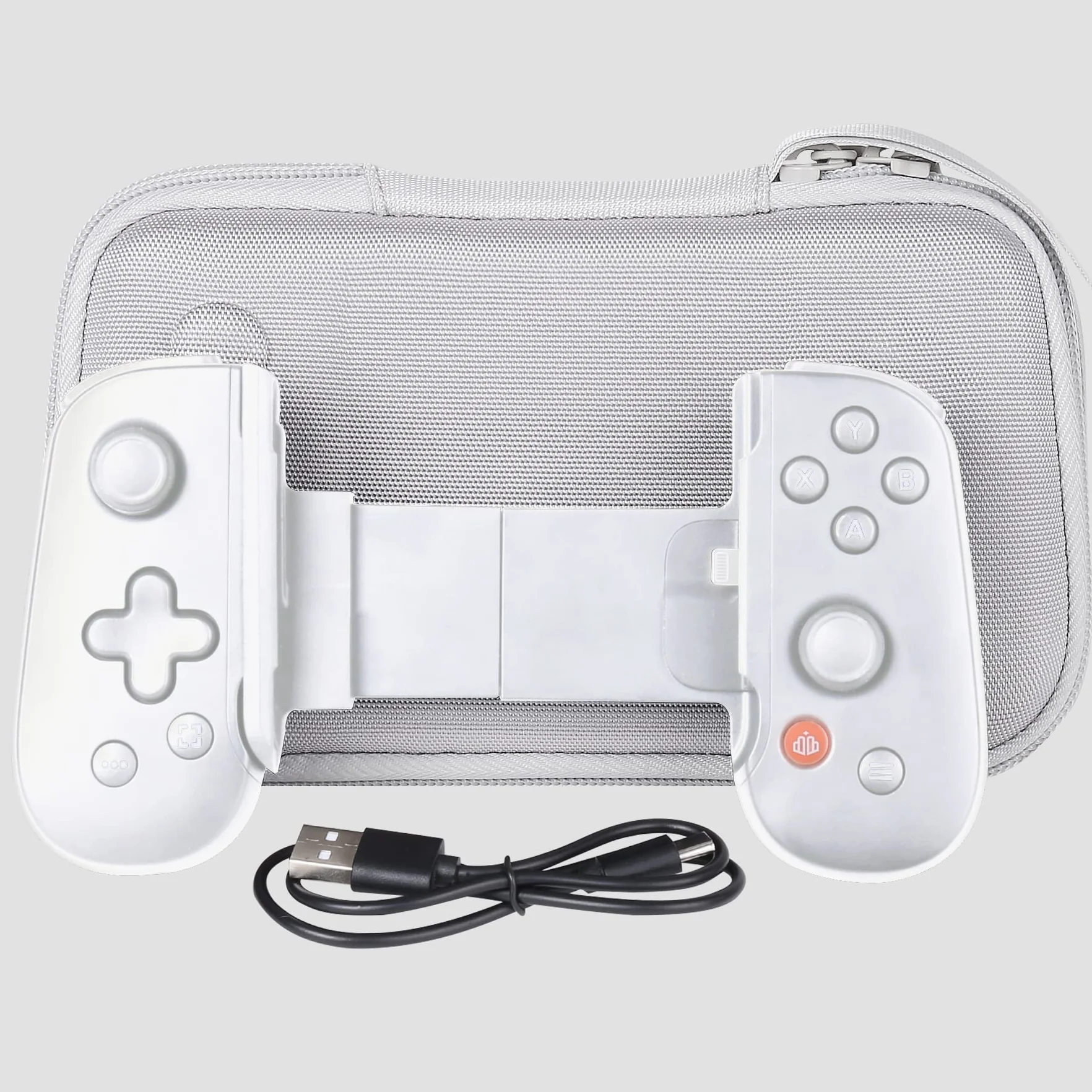 Aenllosi dla Backbone One 2. generacji/Backbone One Controller Mobile Gaming Hard Carry Case Cover Only Case, White [Nintendo Switch]