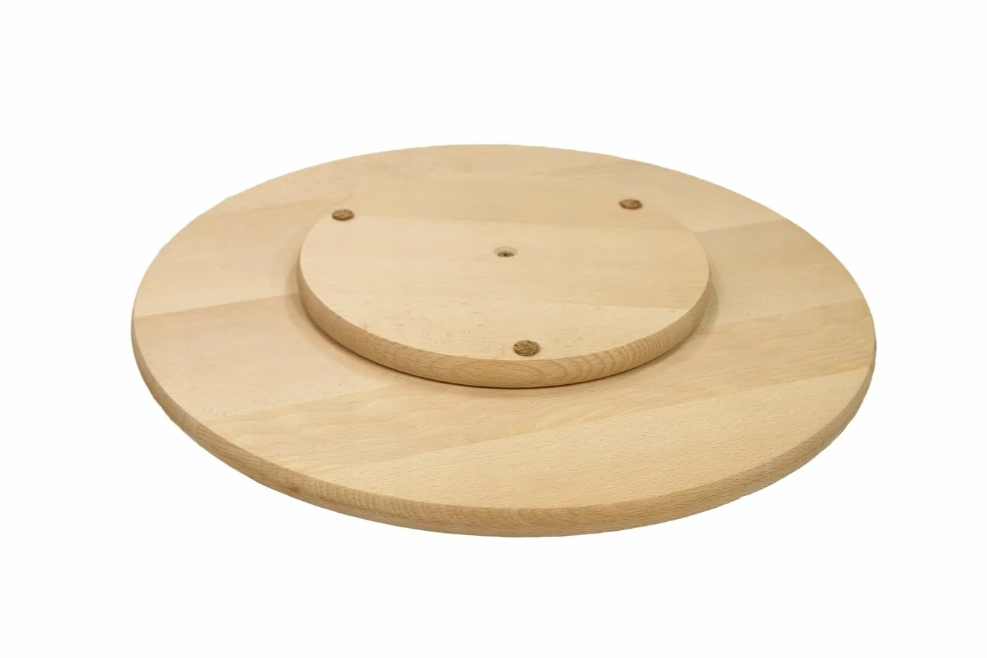 Deska drewniana obrotowa 25 cm okrągła do serwowania sery pizza