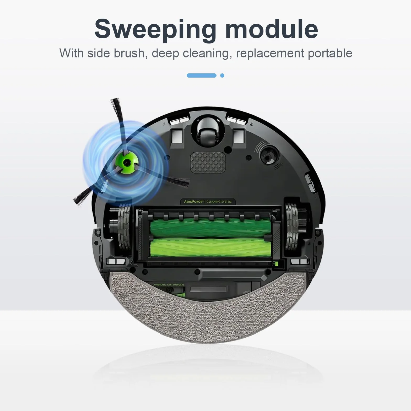 6 sztuk szczotek bocznych zapasowych dla iRobot Roomba j5 j5+ j6 j6+ j7 j7+ j8 j8+ j9 j9+ i3 i4 i5 i5+ i6 i6+ i7 i7+ i8 i8+ e5 e6 5150 6198 7150 7550 seria j & i & e akcesoria do odkurzaczy