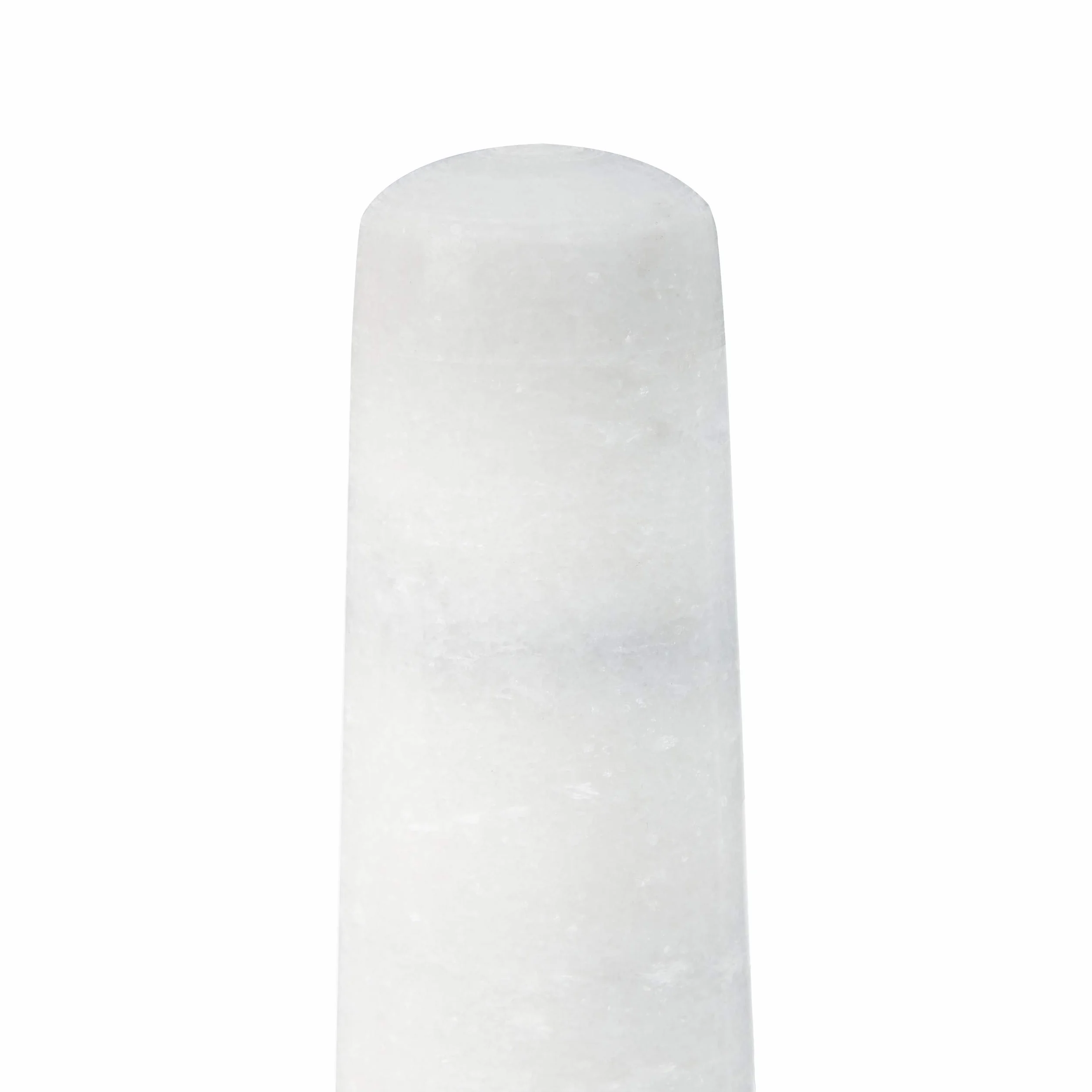 Relaxdays Marmurowy moździerz z tłuczkiem, wytrzymały i trwały, przyprawy, zioła, polerowany kamienny moździerz, Ø 10 cm, poj. 120 ml, biały, 6 x 10 x 10 cm