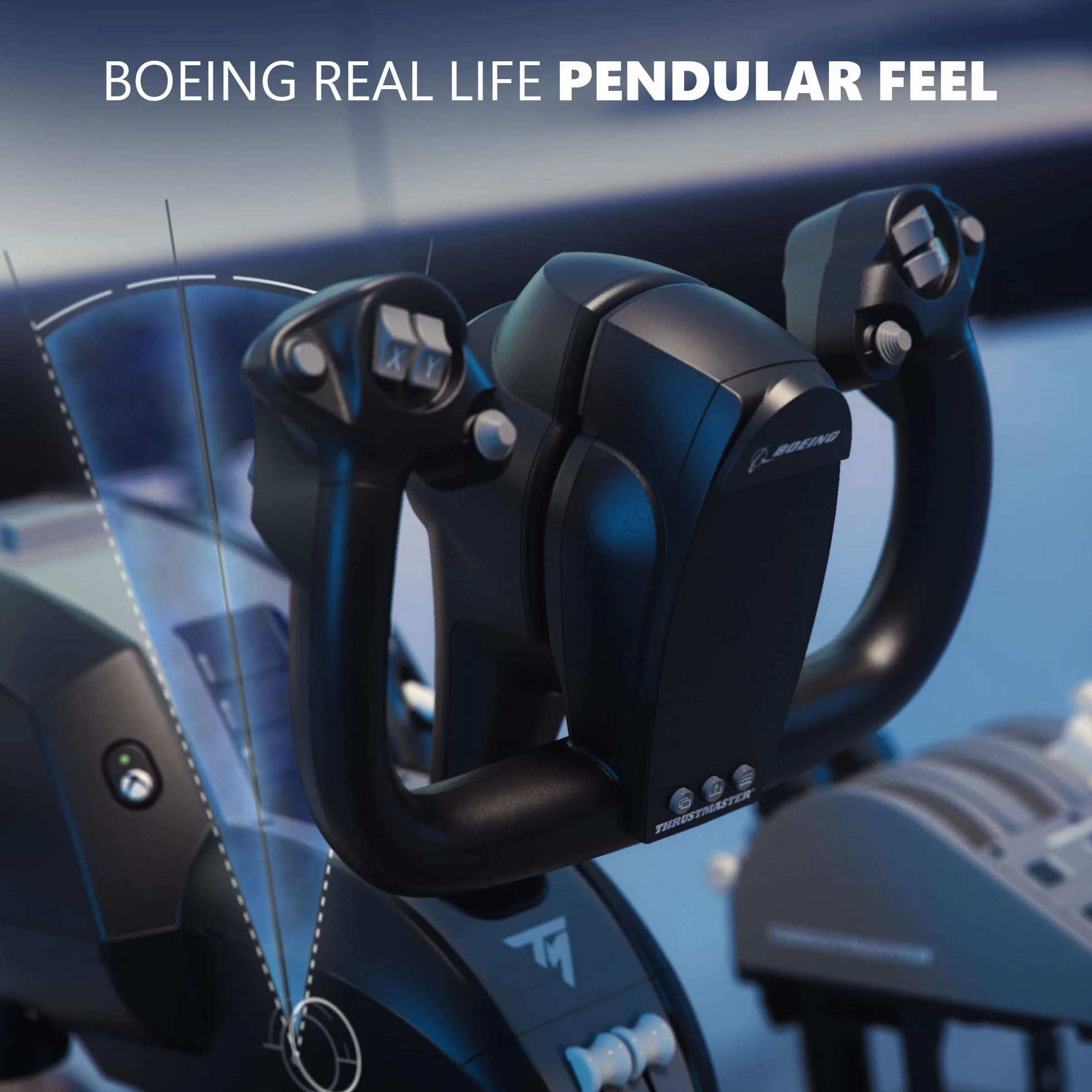 Manette Thrustmaster TCA Yoke Edition Boeing Gris pour Xbox