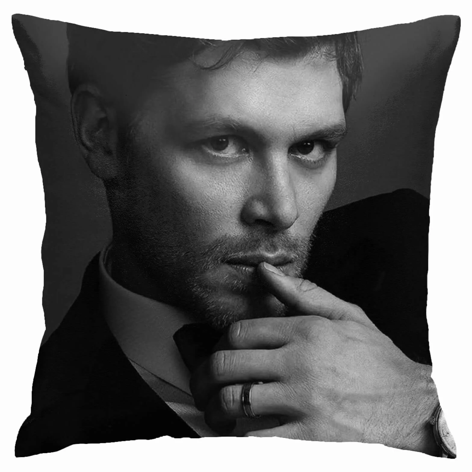 Joseph Morgan poszewki na poduszki dwustronne pluszowe poszewki na poduszki wystrój akademika do sypialni salonu 45 cm x 45 cm