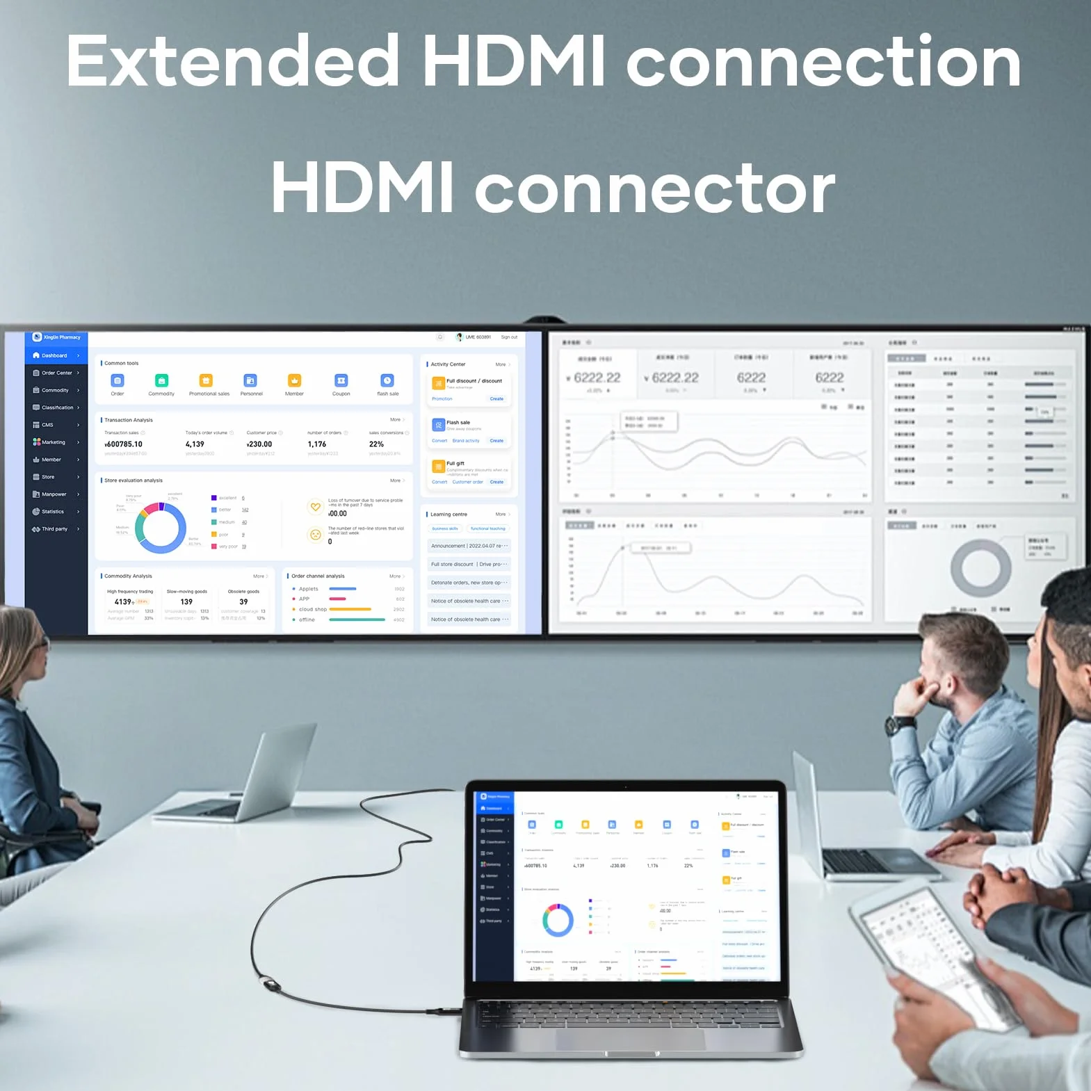 Kabel przedłużający HDMI, 1 m 8K, 60 Hz, 4K, 120 Hz/144 Hz, kabel HDMI 2,1,48 Gb/s, męski na żeński, ultraszybki UHD eARC HDCP 2.3, HDR10+, dynamiczny, kompatybilny z telewizorem, HD, PS5, PS4 (czarny