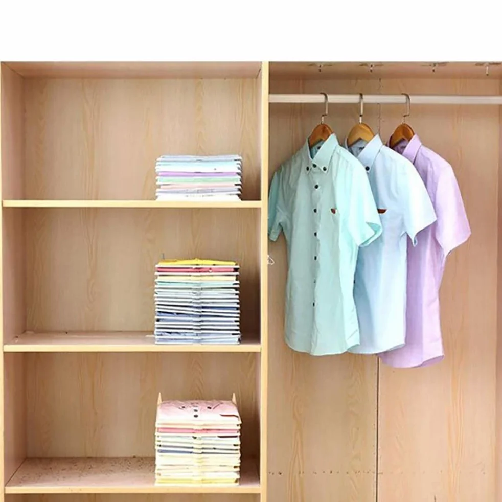 Cloth Fast Folder T-shirts Laundry Folder Organizer Fast Clothes Folding Board Laundry Fold Board for Home Storage