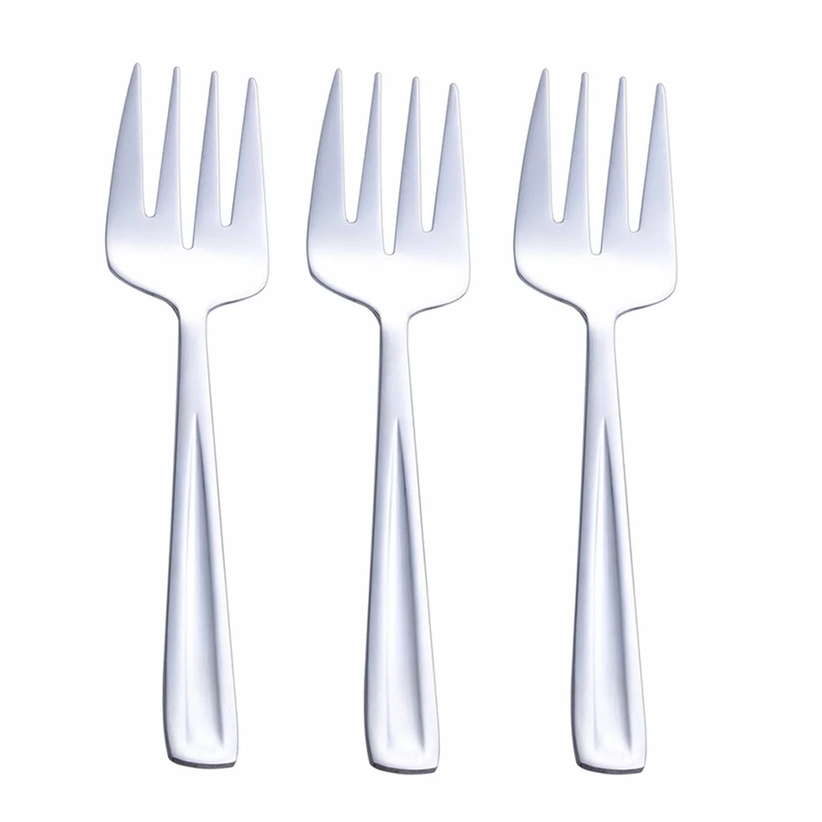 GoGeiLi Zestaw widelców do serwowania ze stali nierdzewnej 24 cm, 3 szt