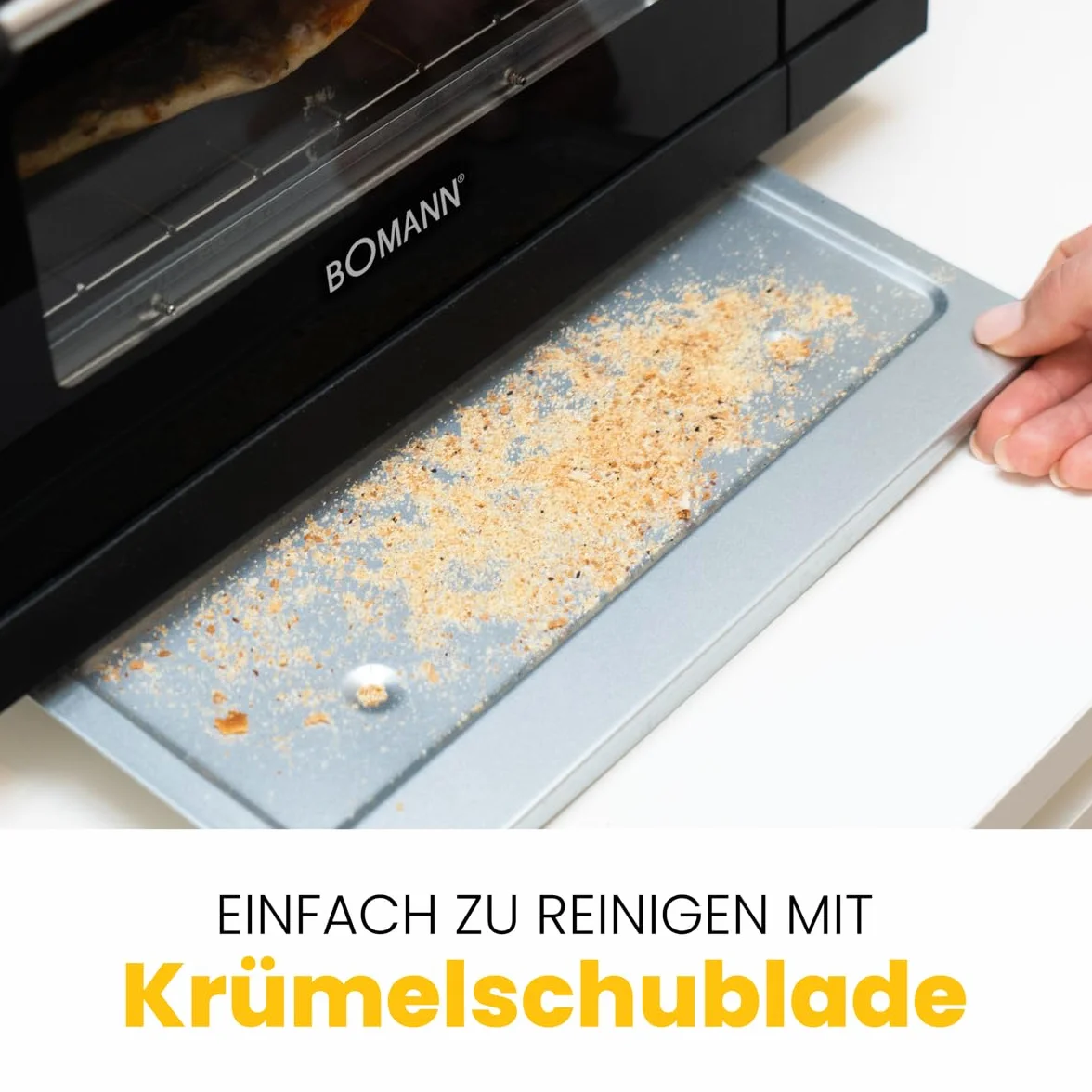 Bromann 622461 MPO 2246 CB Kuchenki mikrofalowe do pizzy, 1000 W, czarny