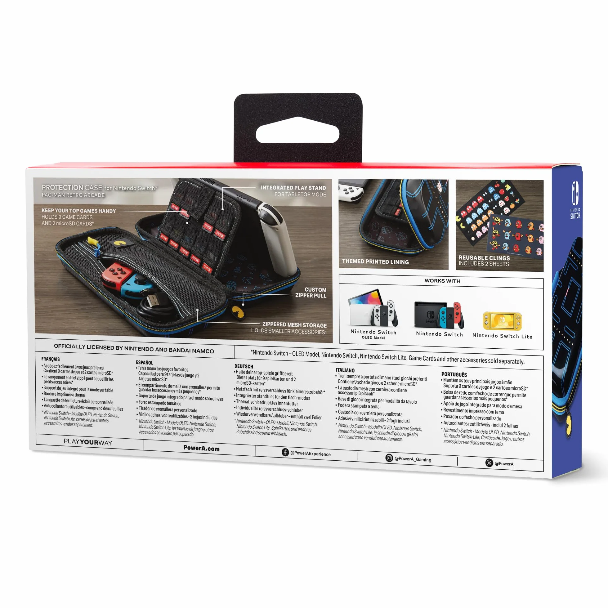 PowerA Protection Case for Nintendo Switch - PAC-MAN Retro Arcade