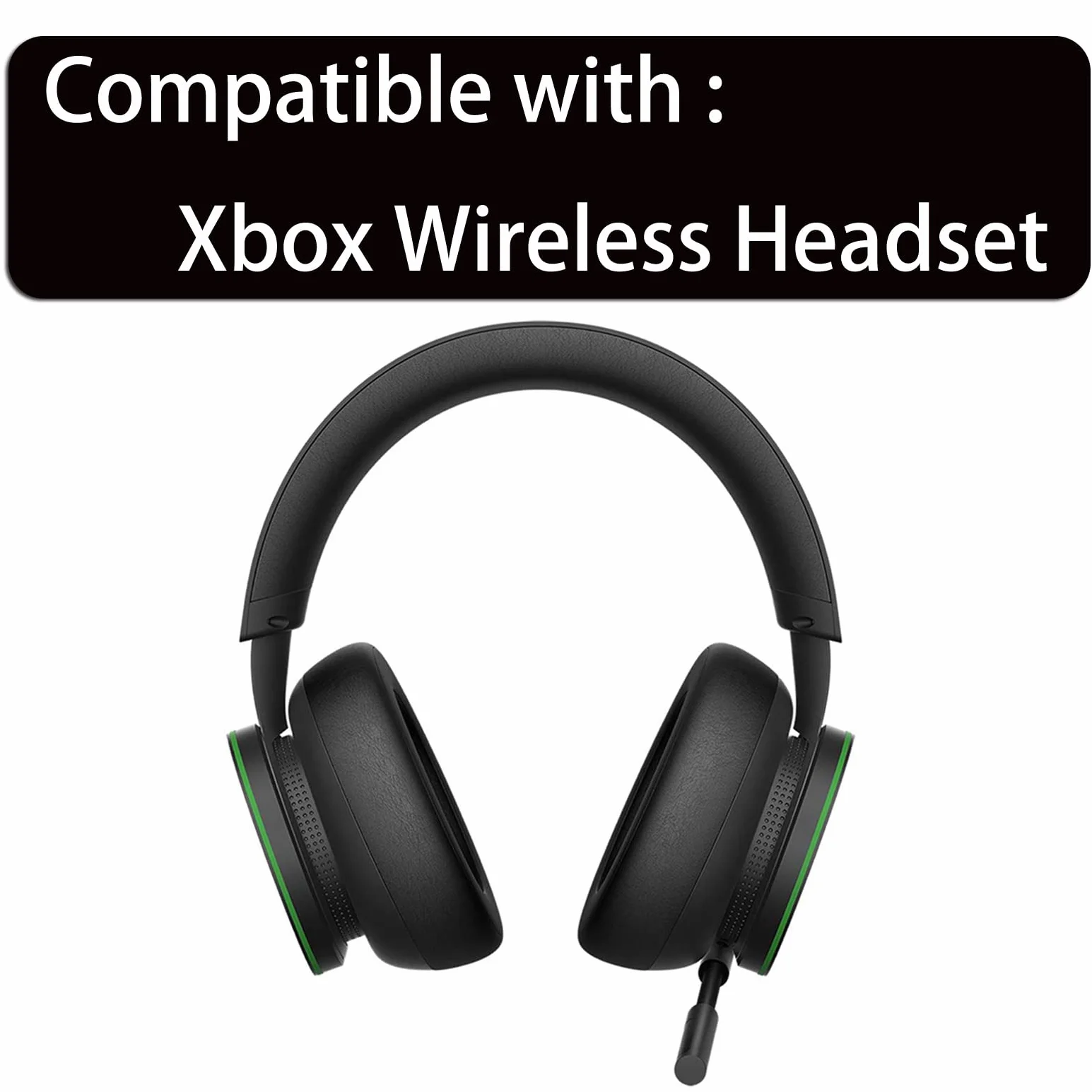 Komfortowe wymienne nauszniki do zestawu słuchawkowego Microsoft Xbox Series (pianka z pamięcią kształtu, 2 szt.)