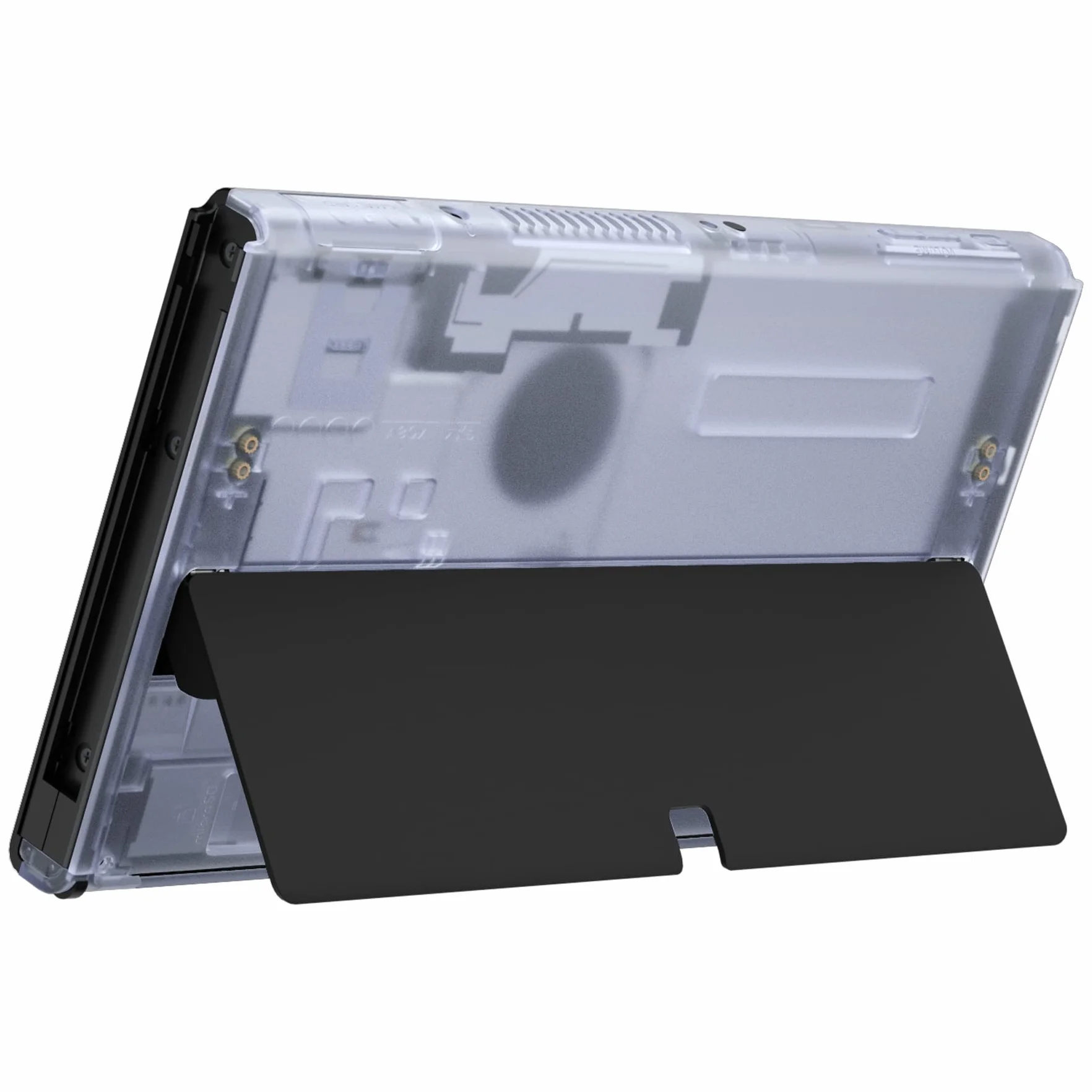 eXtremeRate Lodowiec Niebieski Console Back Plate DIY Wymienna Housing Shell Case dla Nintendo Switch OLED Console – JoyCon Shell & Kickstand Nie Są Wliczone W Cenę