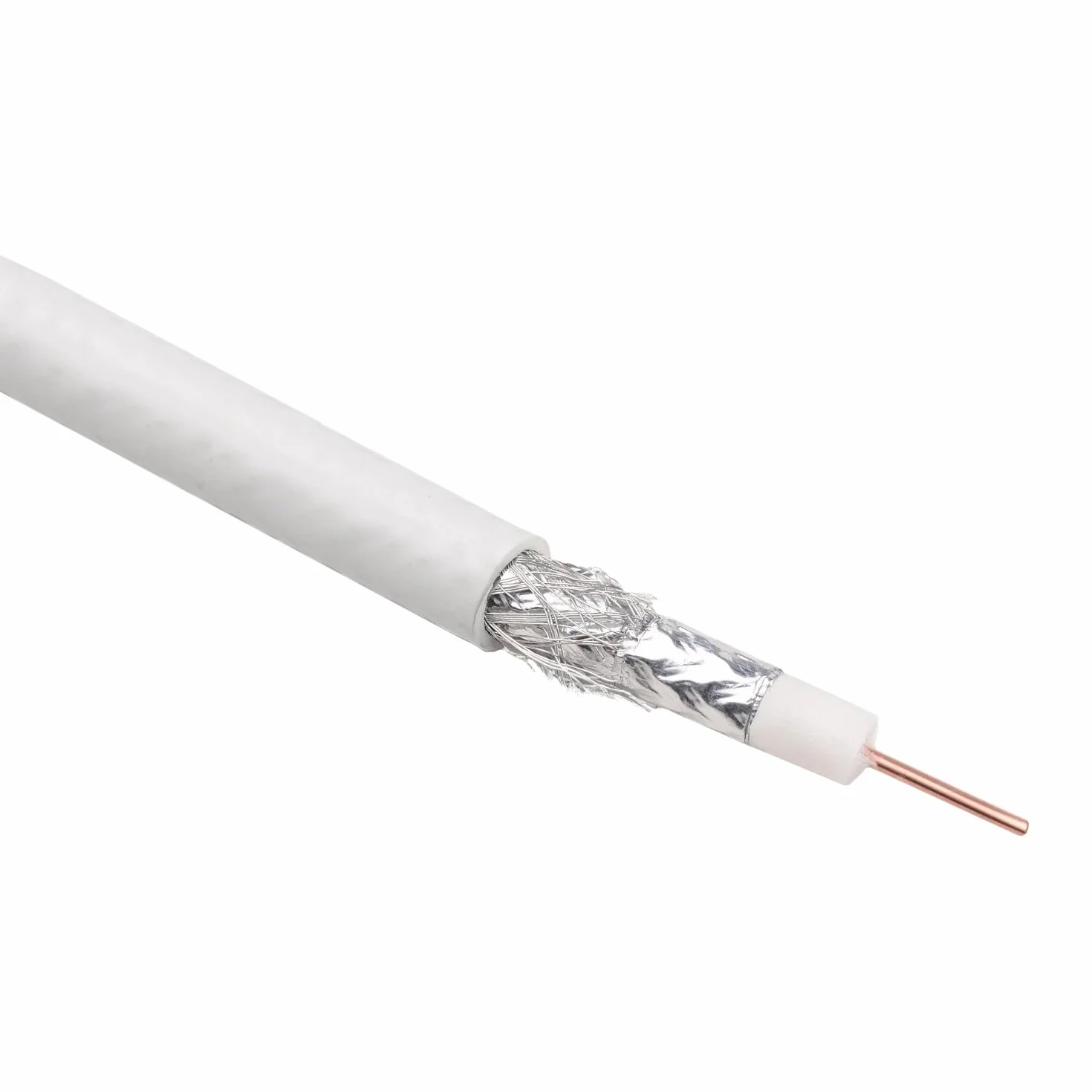 Maclean MCTV-574 Kabel Satelitarny, Kabel Antenowy 25 m, Kabel Koncentryczny RG6 1.0CSS SAT AV, Przewód Antenowy, Szerokie Zastosowanie Instalacje Antenowe, AV, CCTV, TV, FM, SAT, DVB-T, DVB-S, DVB-C
