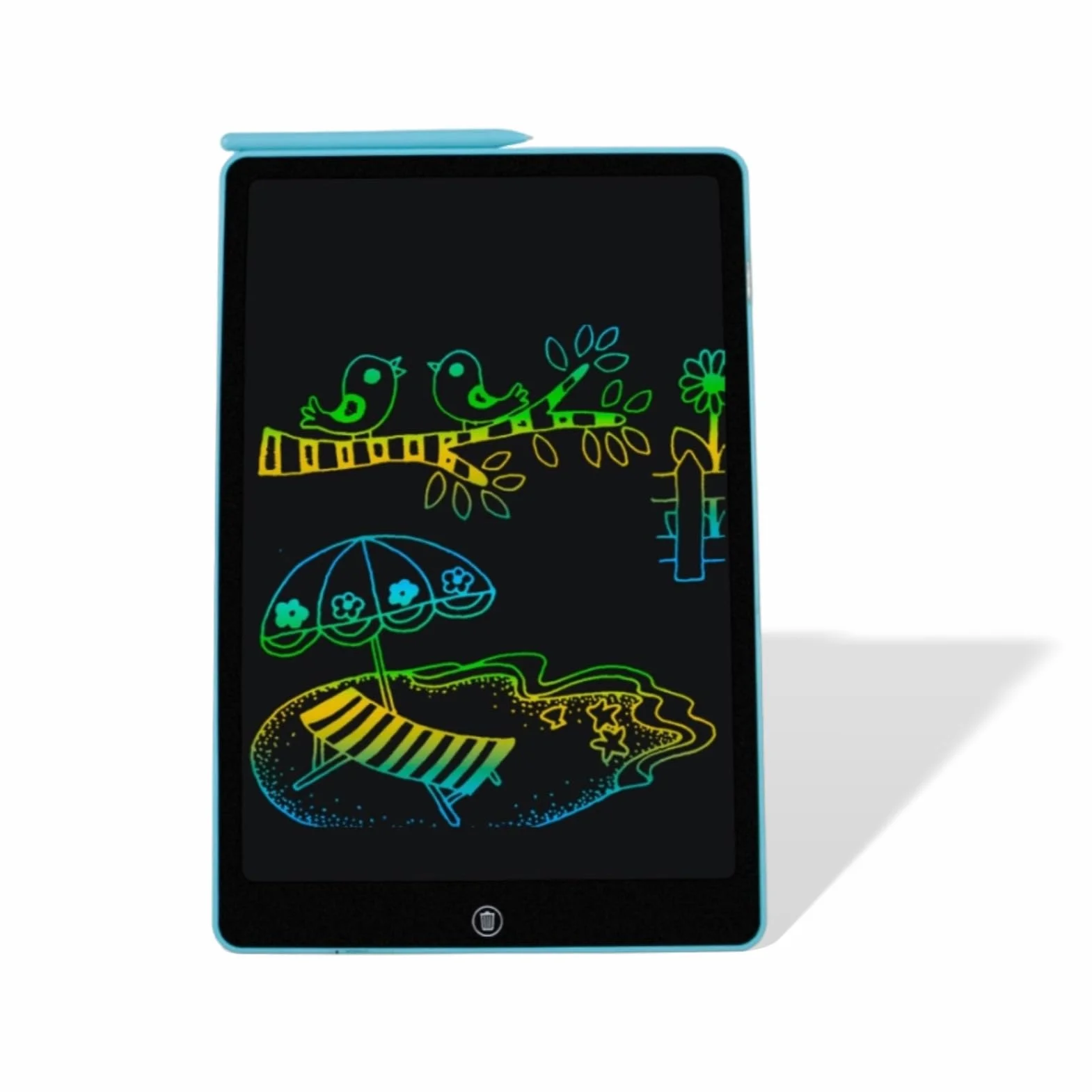 Tablet do Pisania LCD, 16-calowy Notatnik Cyfrowy z Podwójnym Wyświetlaczem, Elektroniczne Bloki do Rysowania z Piórem, Używana Podkładka do Pisania do Szkolnego Biura,