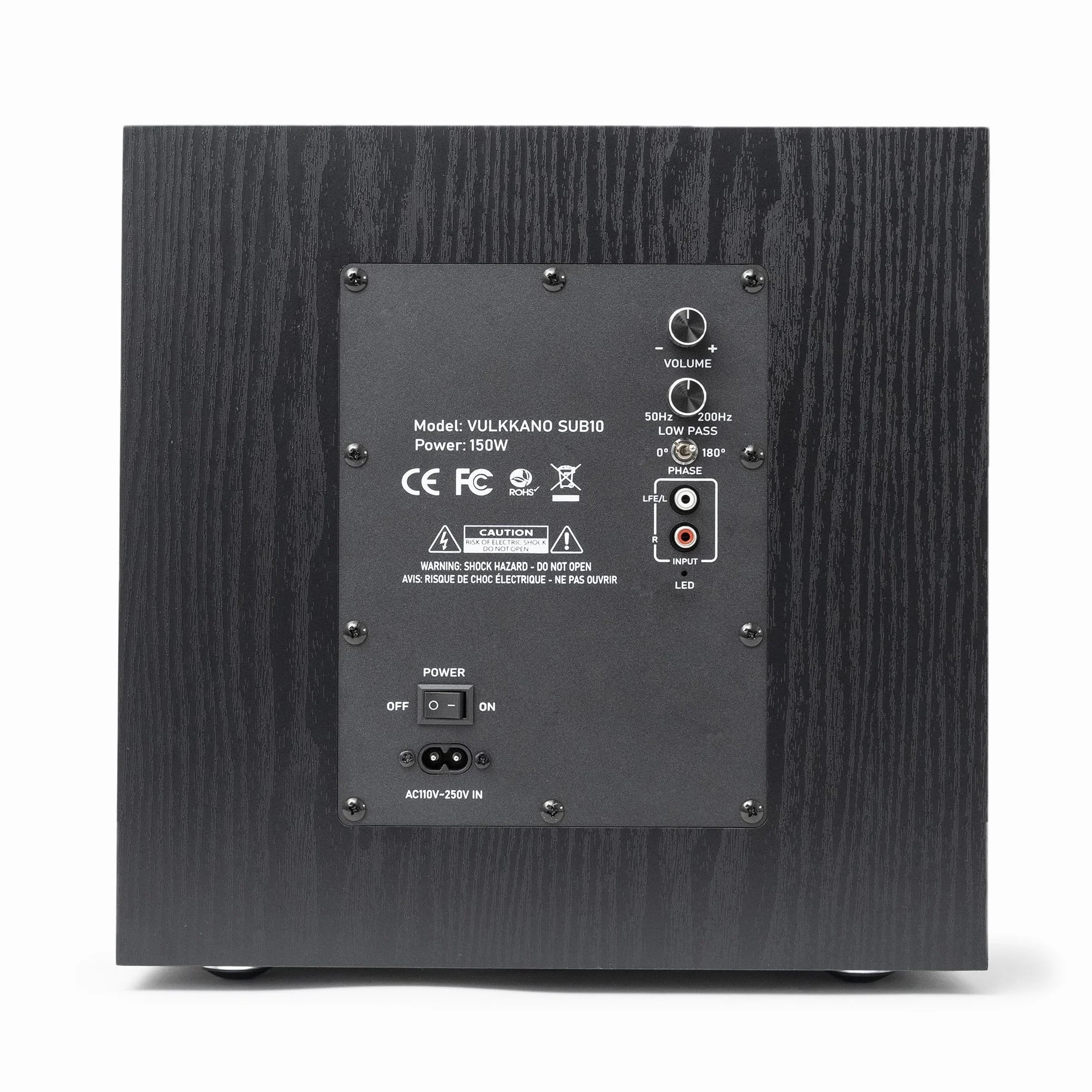 VULKKANO SUB8 Aktywny Subwoofer 8", częstotliwość 40 Hz - 200 Hz
