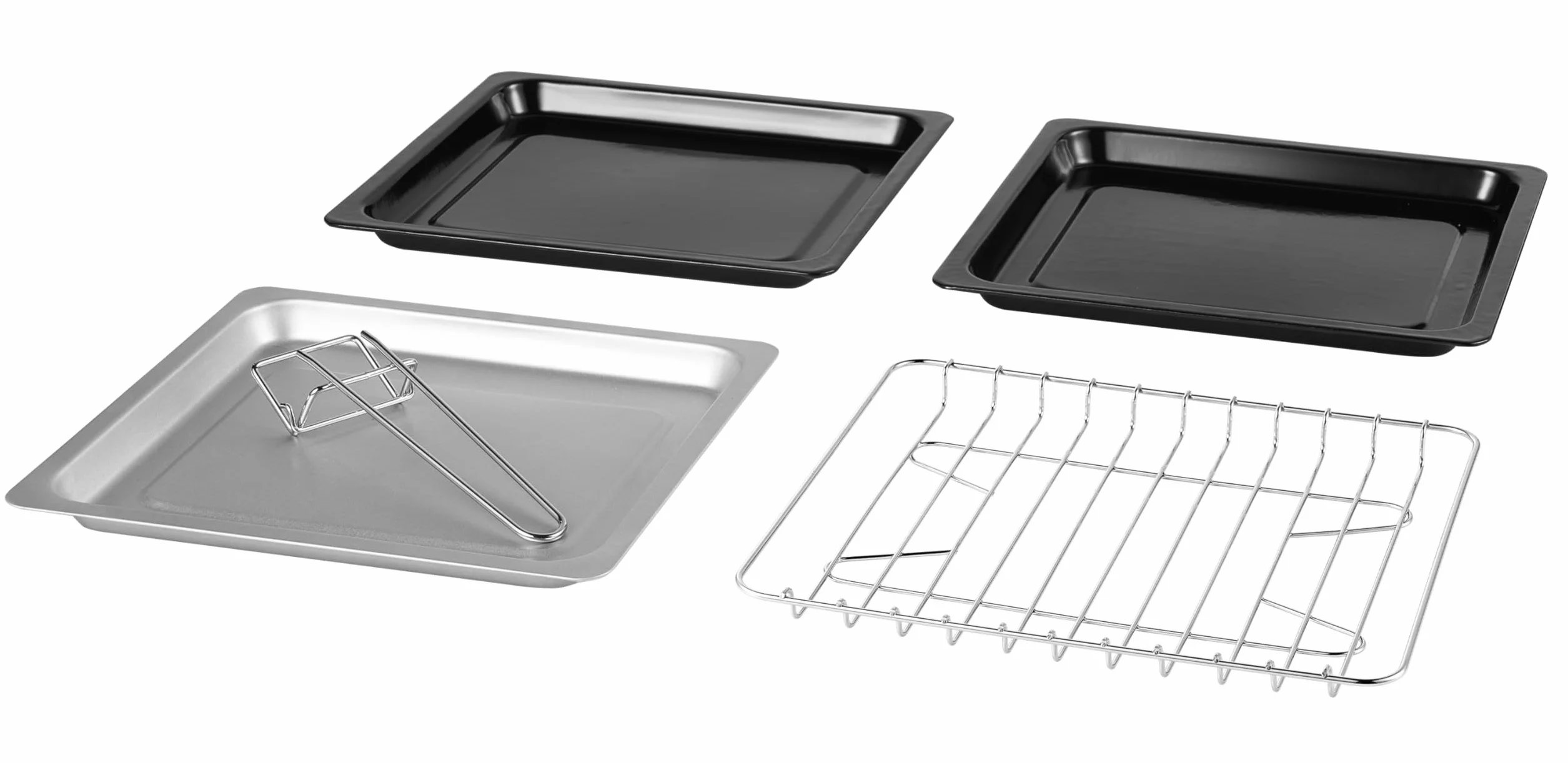 Mini piekarnik 3 w 1, 20 l, z konwekcją, z płytą utrzymującą ciepło, 2 blachy do pieczenia + ruszt do grillowania, mini piekarnik do pizzy, możliwość przełączania obiegu, zdejmowana płyta grillowa, 60