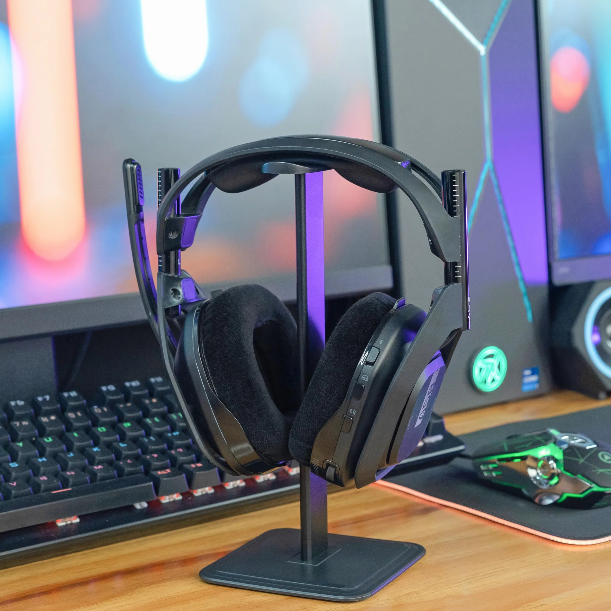 WC StealthZ A50 - nauszniki zorientowane na FPS do Astro A50 Gen 4, Gen 5 i A50X firmy GadgetryTech i Wicked Cushions | Większa precyzja dźwięku i komfort w grach FPS | Black