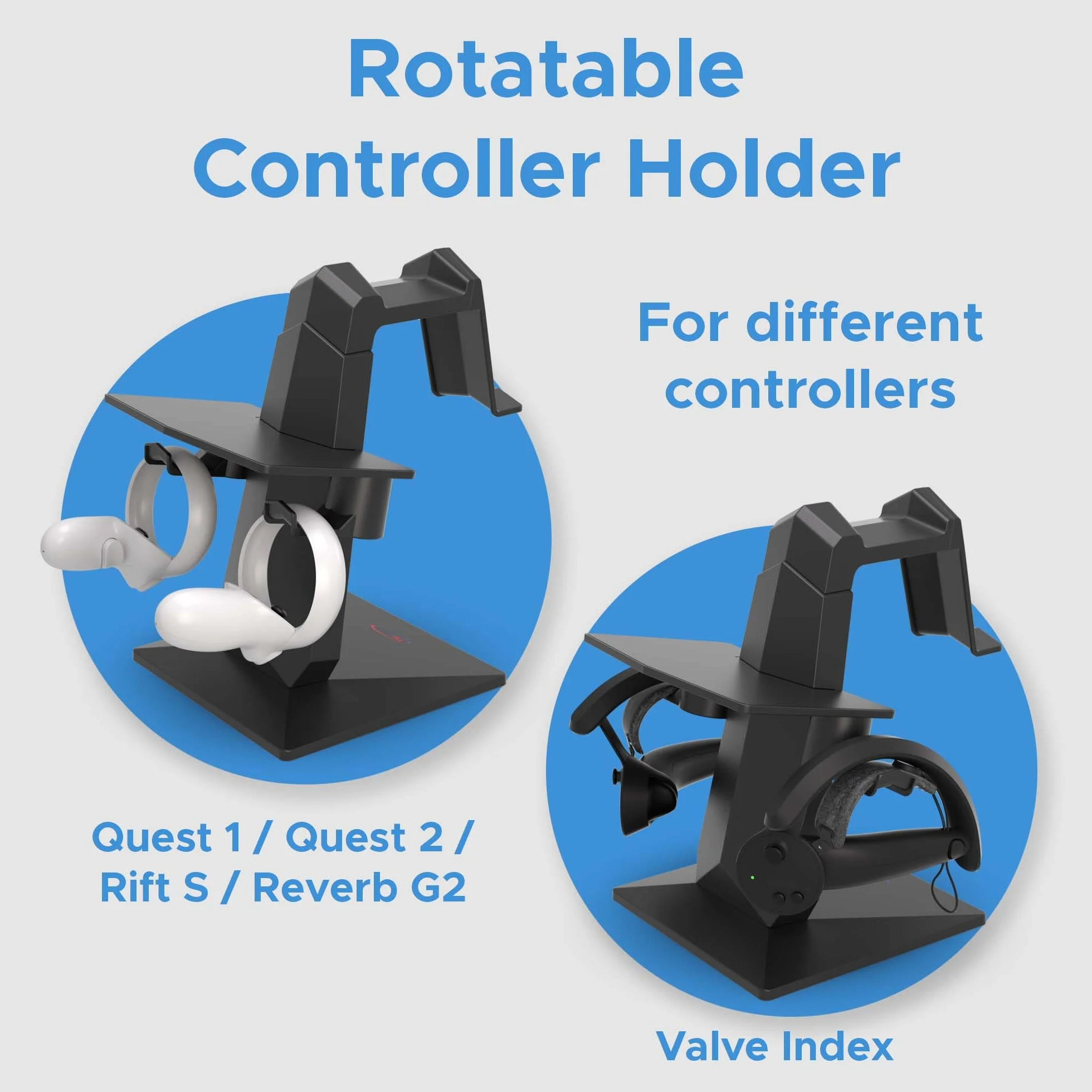 Sony Playstation VR2 DigiCharge zestaw słuchawkowy stojak do PS VR 2 PSVR2 Meta Quest 2 Quest 1 Rift S Valve Index HP Reverb G2 PICO 4 VR Display Mount Station