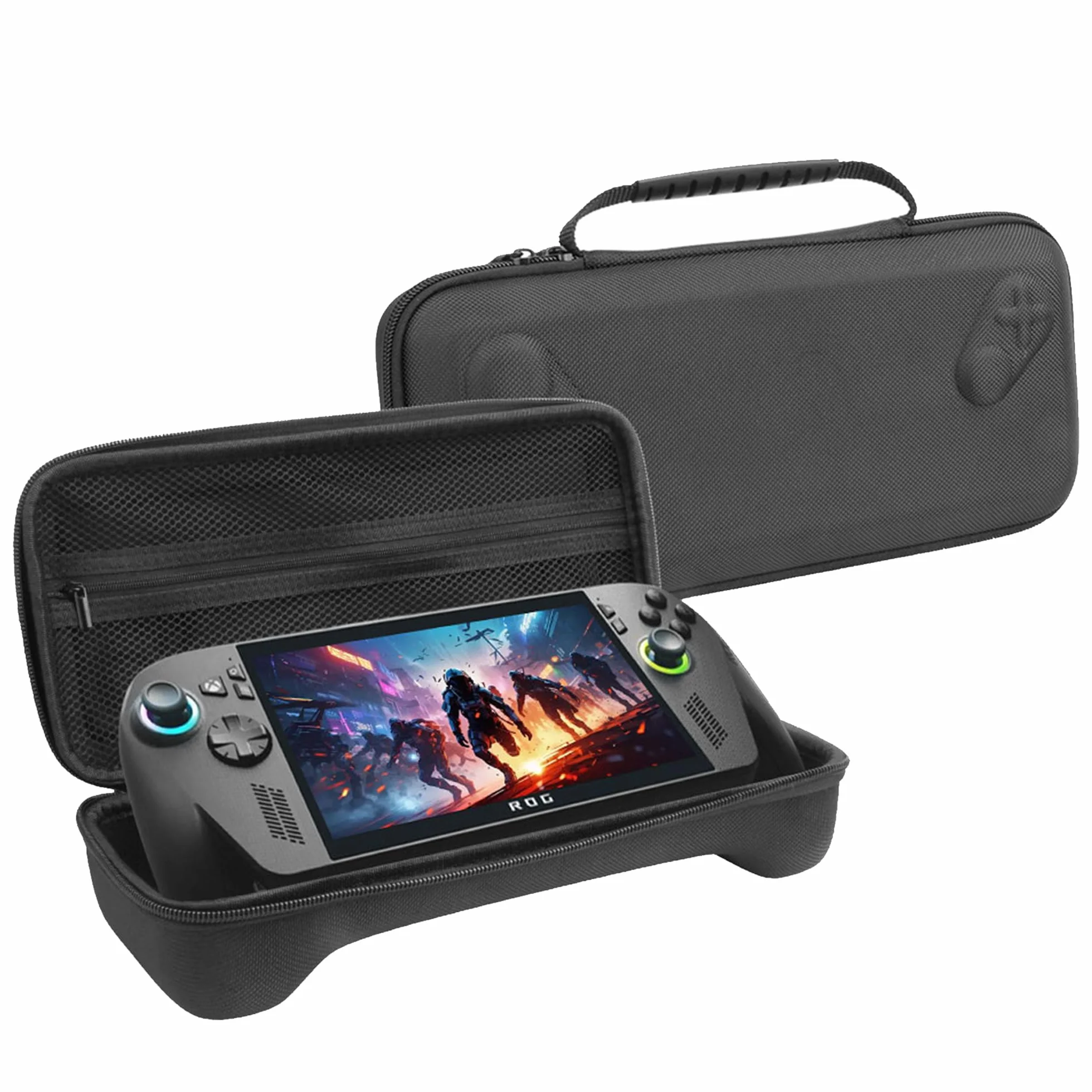 Fitudoos Etui ochronne do ROG Xbox Ally/X, Switch 2, odporne na wstrząsy, czarne