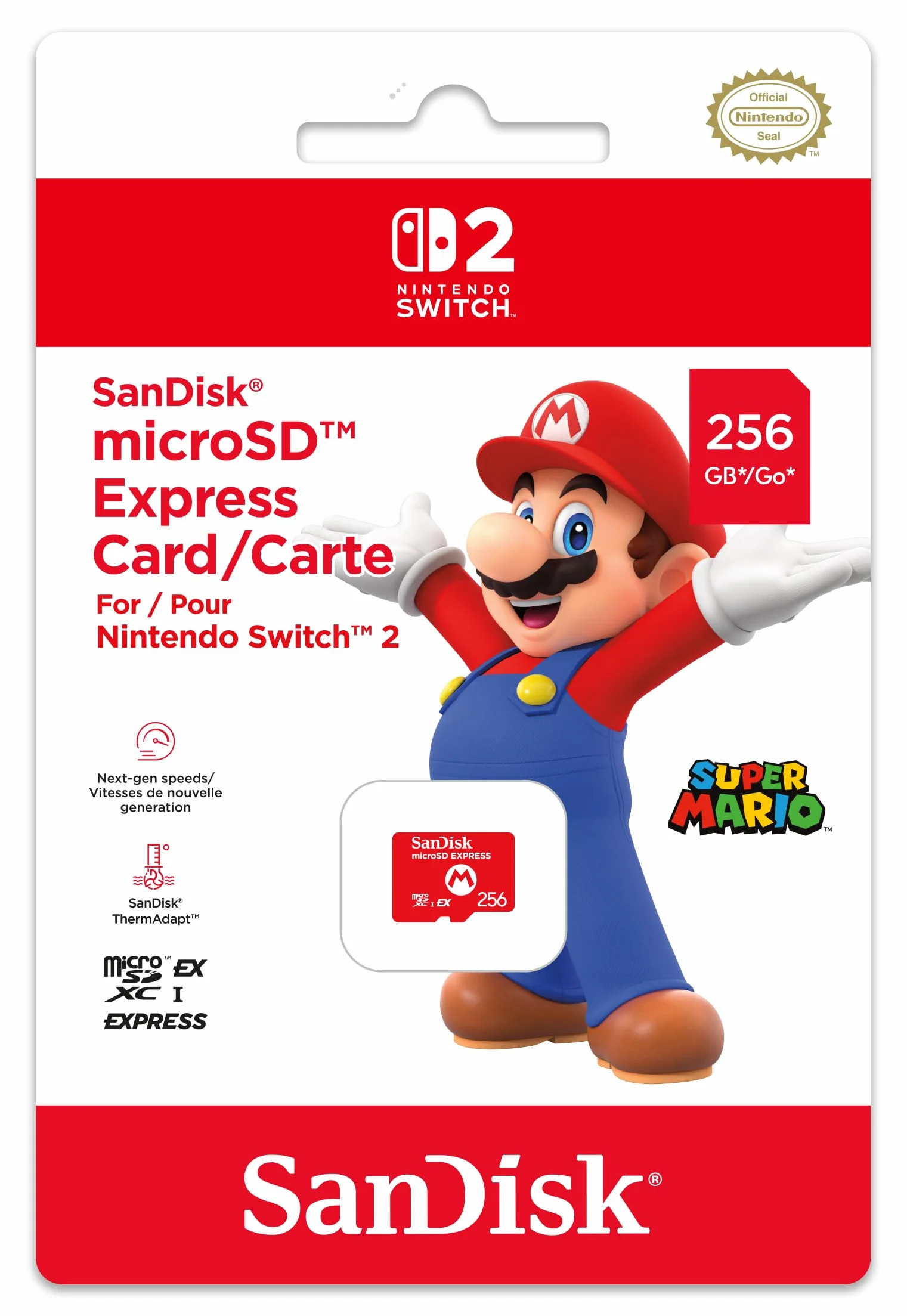 SanDisk Karta pamięci micro SD Express 256 GB