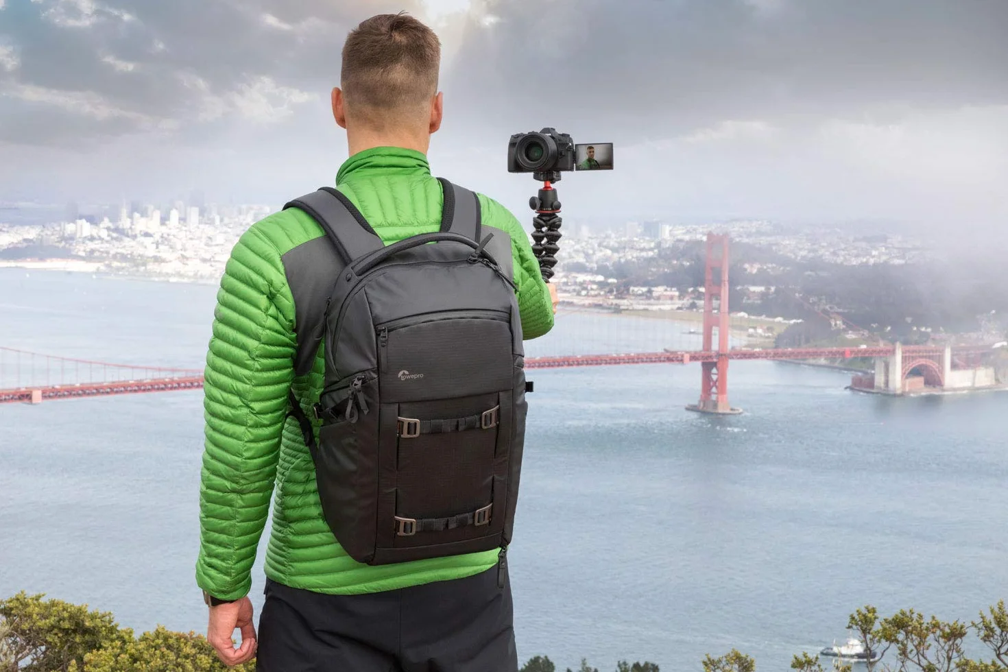 Lowepro LP37229-PWW FreeLine plecak na aparat 350 AW, szary wrzosowy