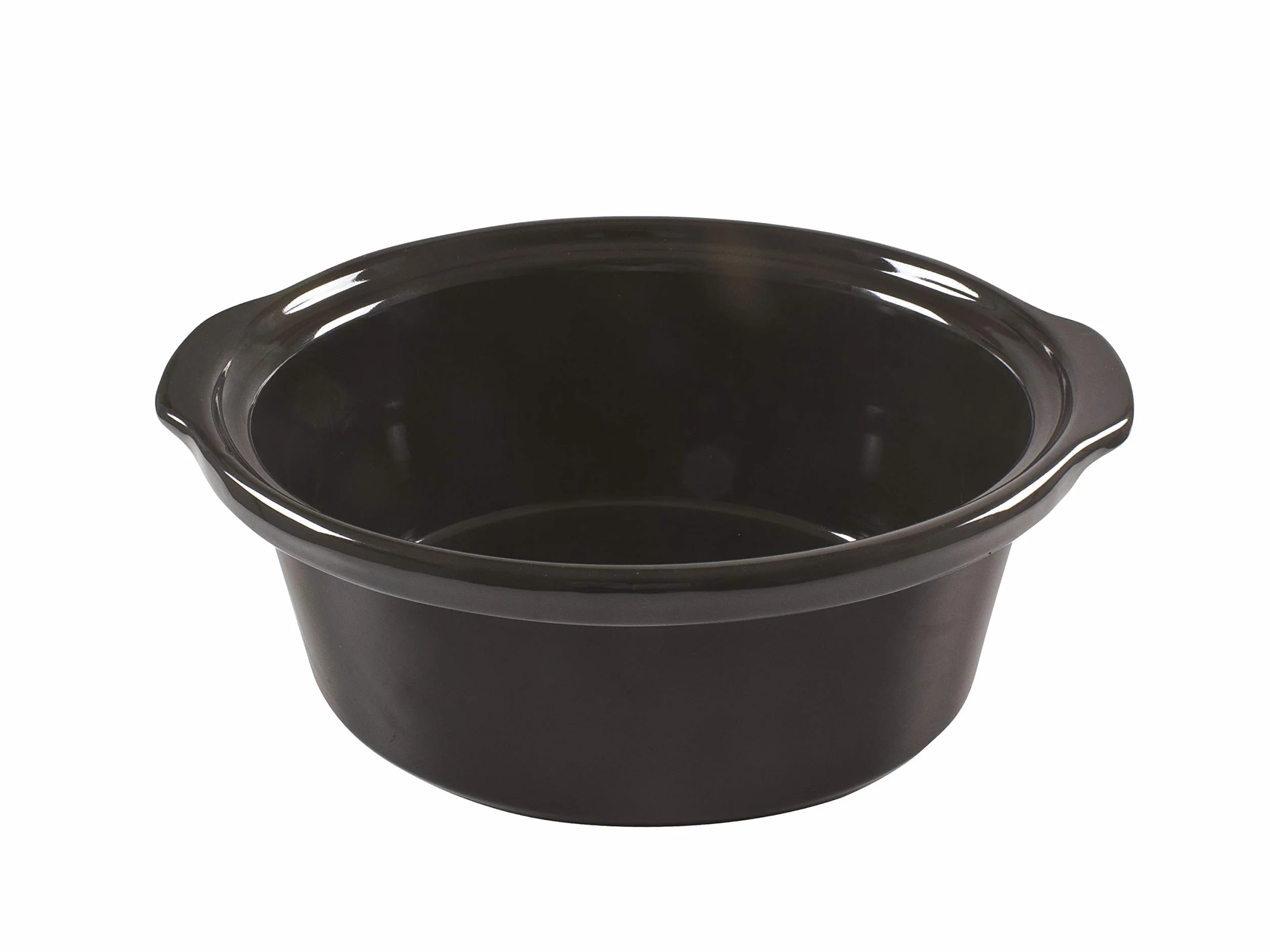 BEPER BC.510 Slow Cooker, 280 W, 4,5 litra, ceramika szklana, czarna i stal, Nero E Acciaio