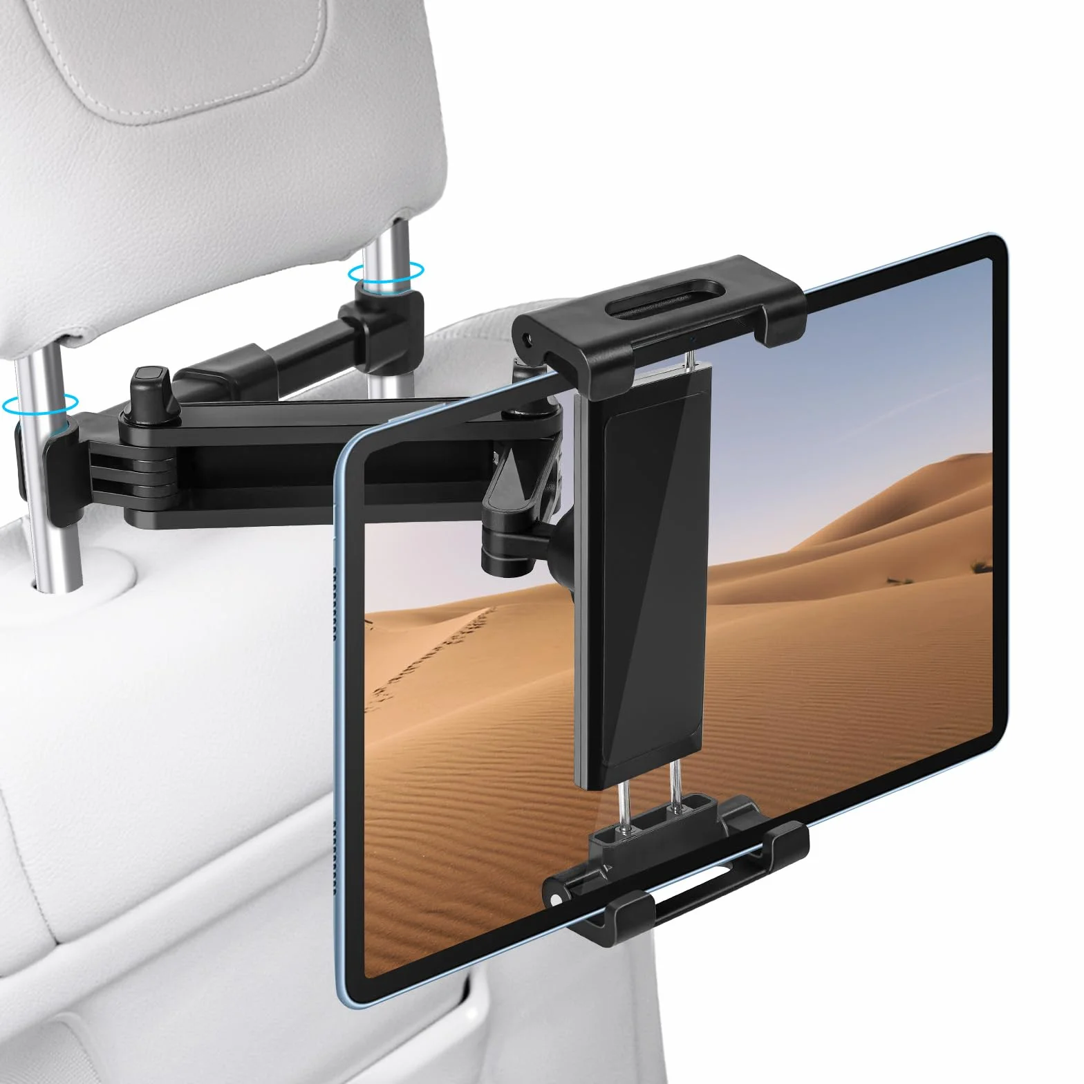 Uniwersalny wysuwany uchwyt samochodowy do tabletu/iPada/Samsung Galaxy Tabs/Kindle i innych, uchwyt na tablet samochodowy