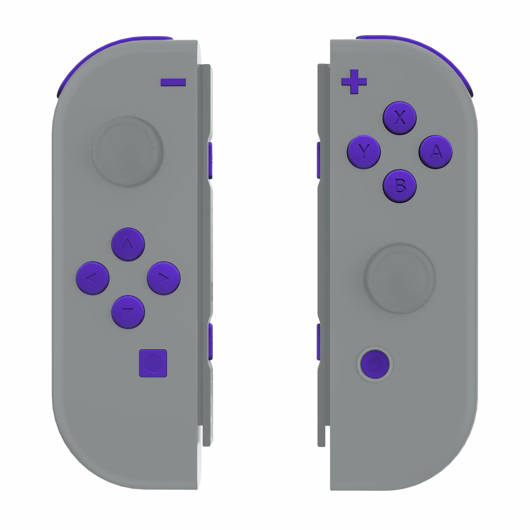 eXtremeRate Fioletowy Wymiana Klawisze Kierunkowe ABXY SR SL L R ZR ZL Przyciski Spustowe Sprężyny, Pełny Zestaw Przycisków zNarzędziami dla Nintendo Switch & Switch OLED Joy-con - JoyCon Shell Nie Jest Wliczony W Cenę