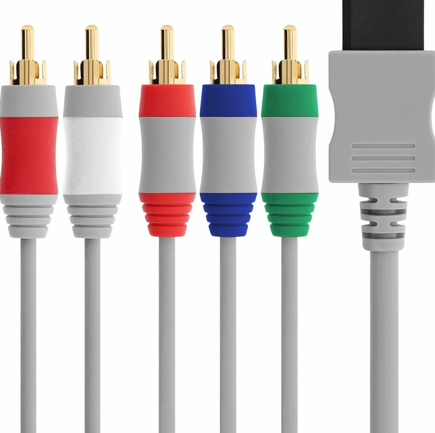 Fosmon Kabel komponentowy HD AV do HDTV/EDTV (wysoka rozdzielczość 480p x 2000), kompatybilny z Wii i U