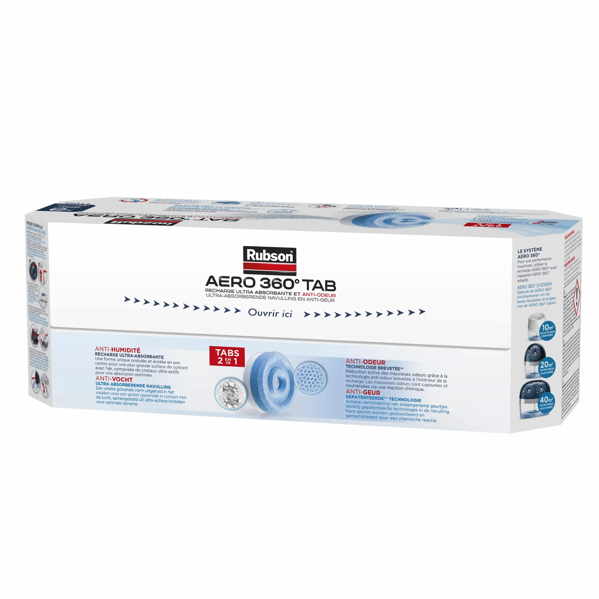 Rubson Neutral Aero 360 do amortyzatora, zestaw 6 wkładów