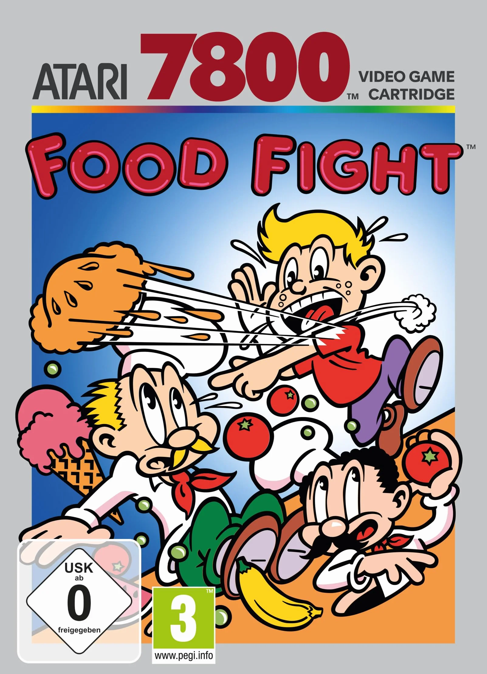 Food Fight (Atari 2600+, wkład 7800)