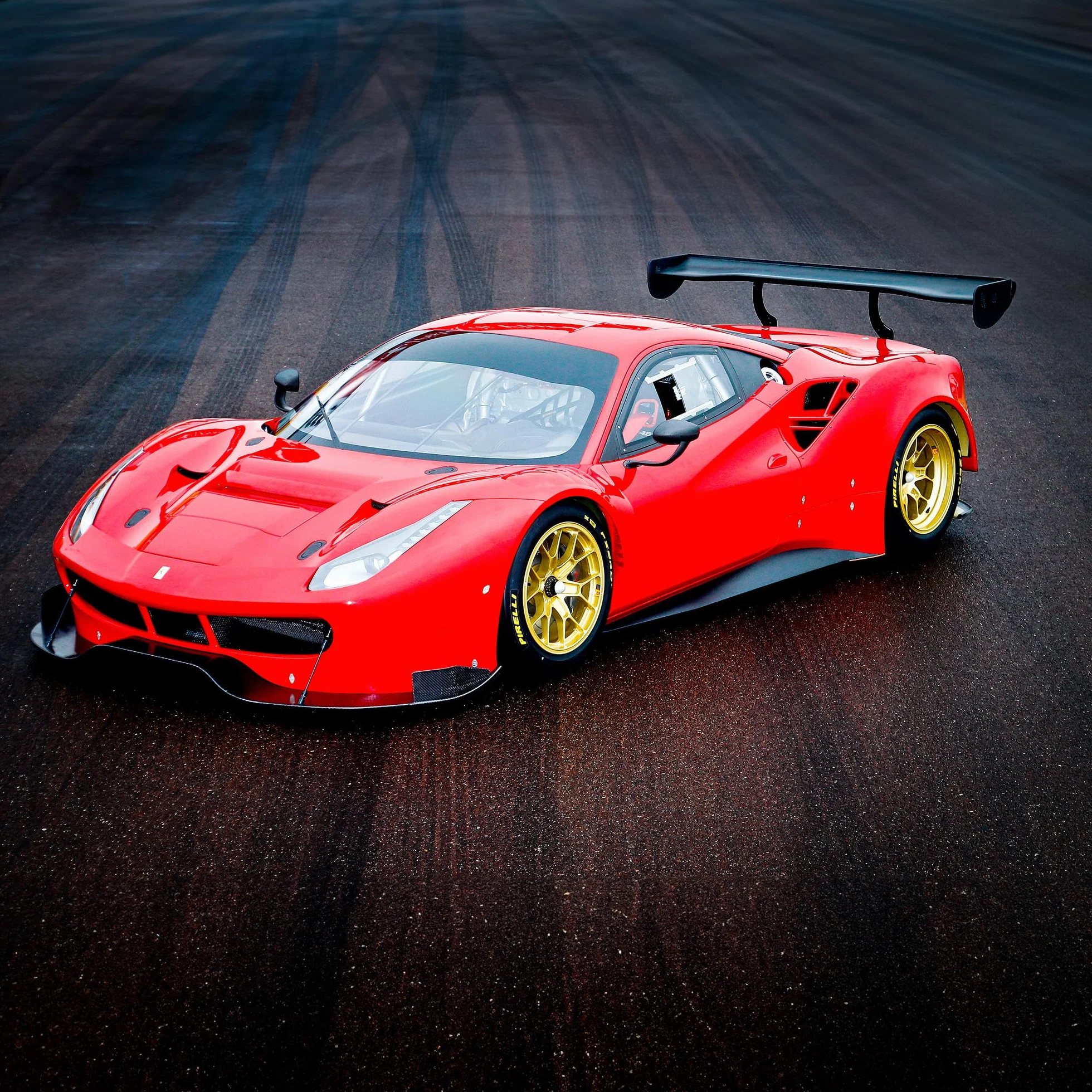 Thrustmaster Ferrari 488 GT3 Wheel Add-On, Koło Kierownicy Wyścigowej, PC, PS5, PS4, Xbox Series X|S, Xbox One, Oficjalna Licencja Ferrari