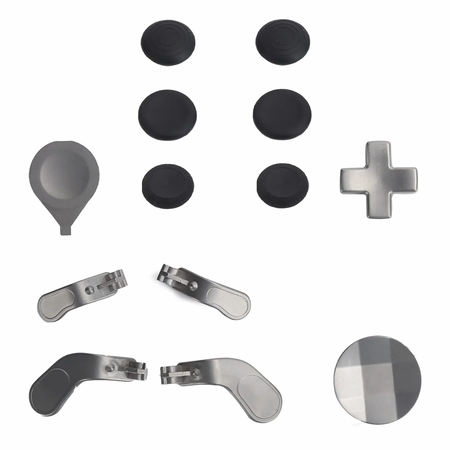 Zestaw łopatek do Kontrolera Gier, Metalowy Gamepad 13 w 1, Drążki do Konsoli One Series 2, w Tym Metal Mod 6 Joysticków Zamiany, 4 łopatki, 2 Pady Kierunkowe, 1