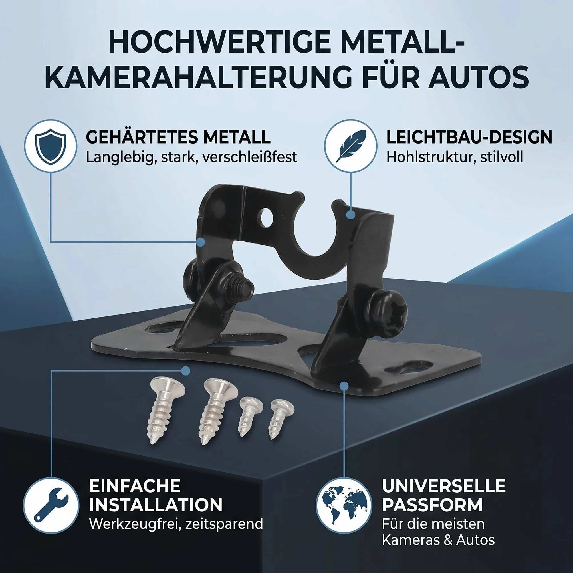 Samochodowa kamera cofania, uniwersalny uchwyt na kamerę cofania, metalowy uchwyt, kamera cofania
