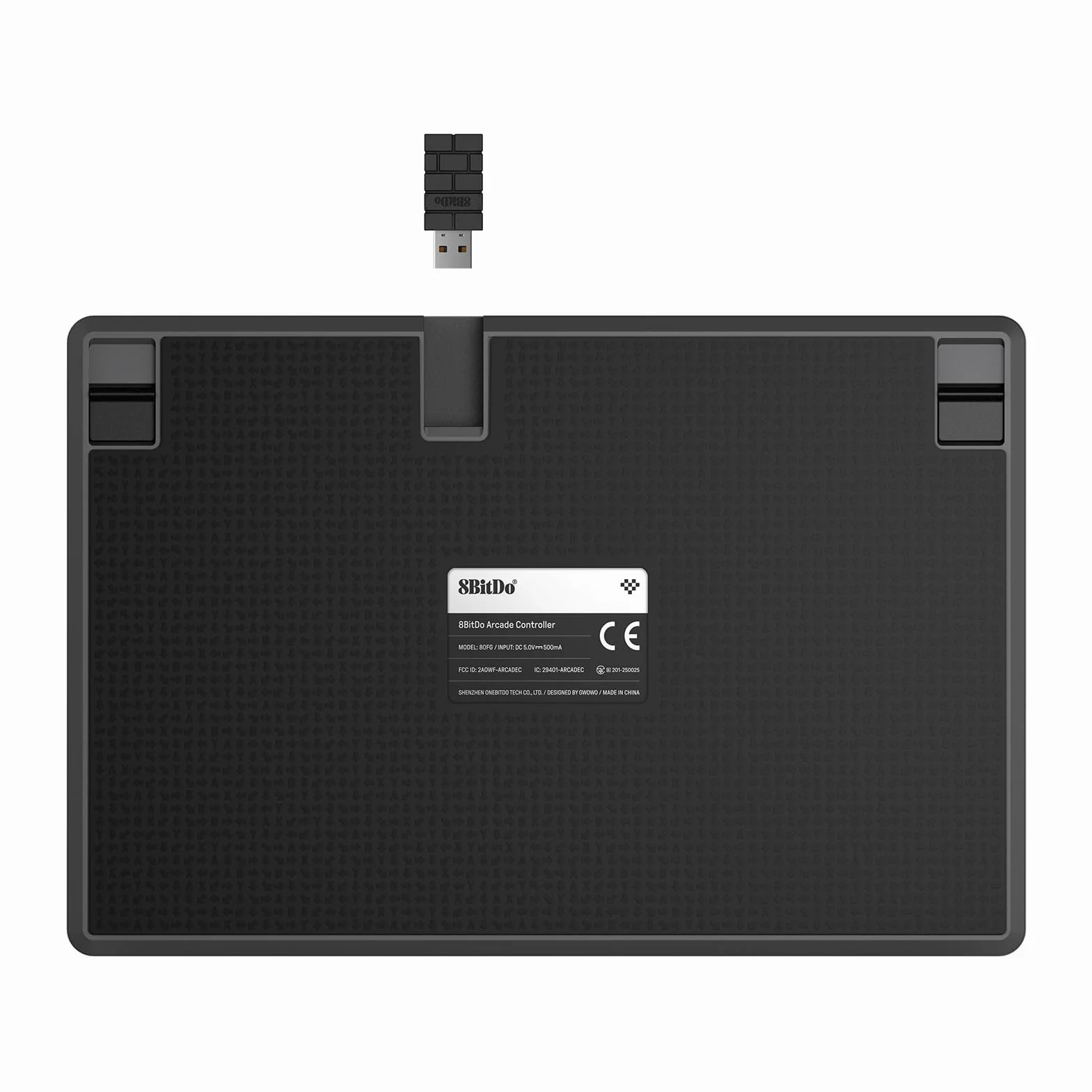 8BitDo All-Button Arcade Controller do Switch/Switch 2 i Windows - Bluetooth, 2,4 G, przewodowa, niskoprofilowe przełączniki mechaniczne, 4 programowalne przyciski