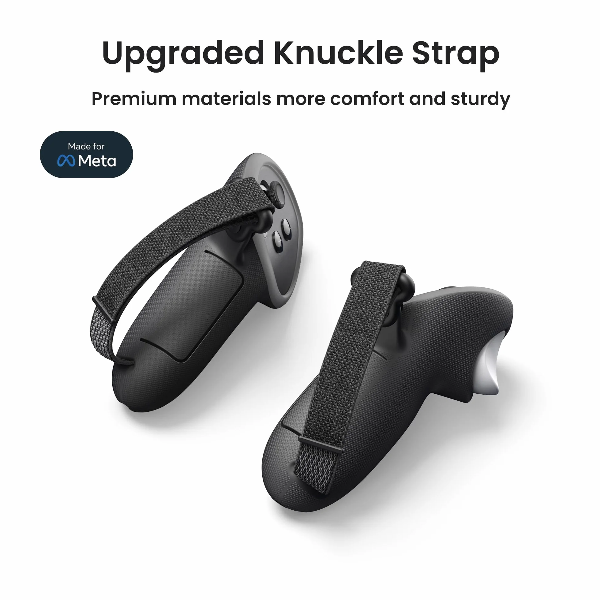 KIWI design Uchwyty kontrolera G4 Pro kompatybilne z Meta Quest 3/3S, akredytowane przez Meta