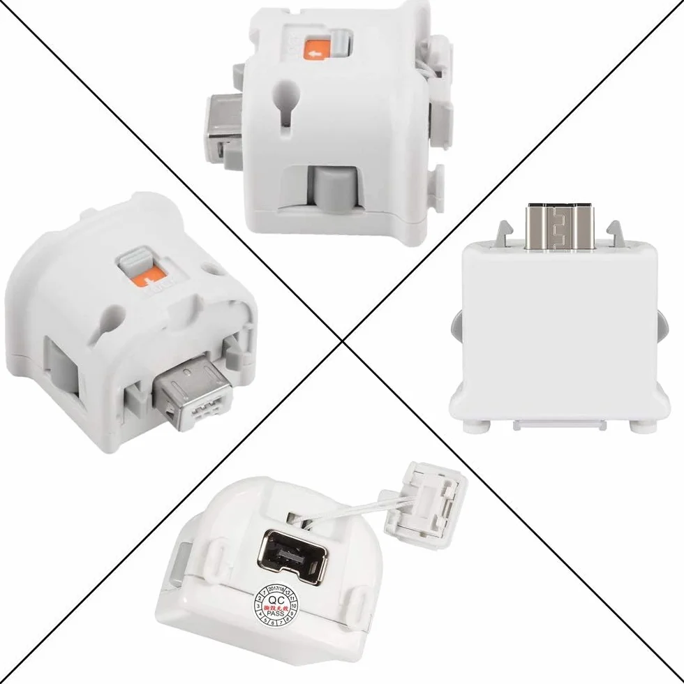 Motion Plus adapter kompatybilny zewnętrzny indukcyjny z akceleratorem czujnika zdalnego sterowania