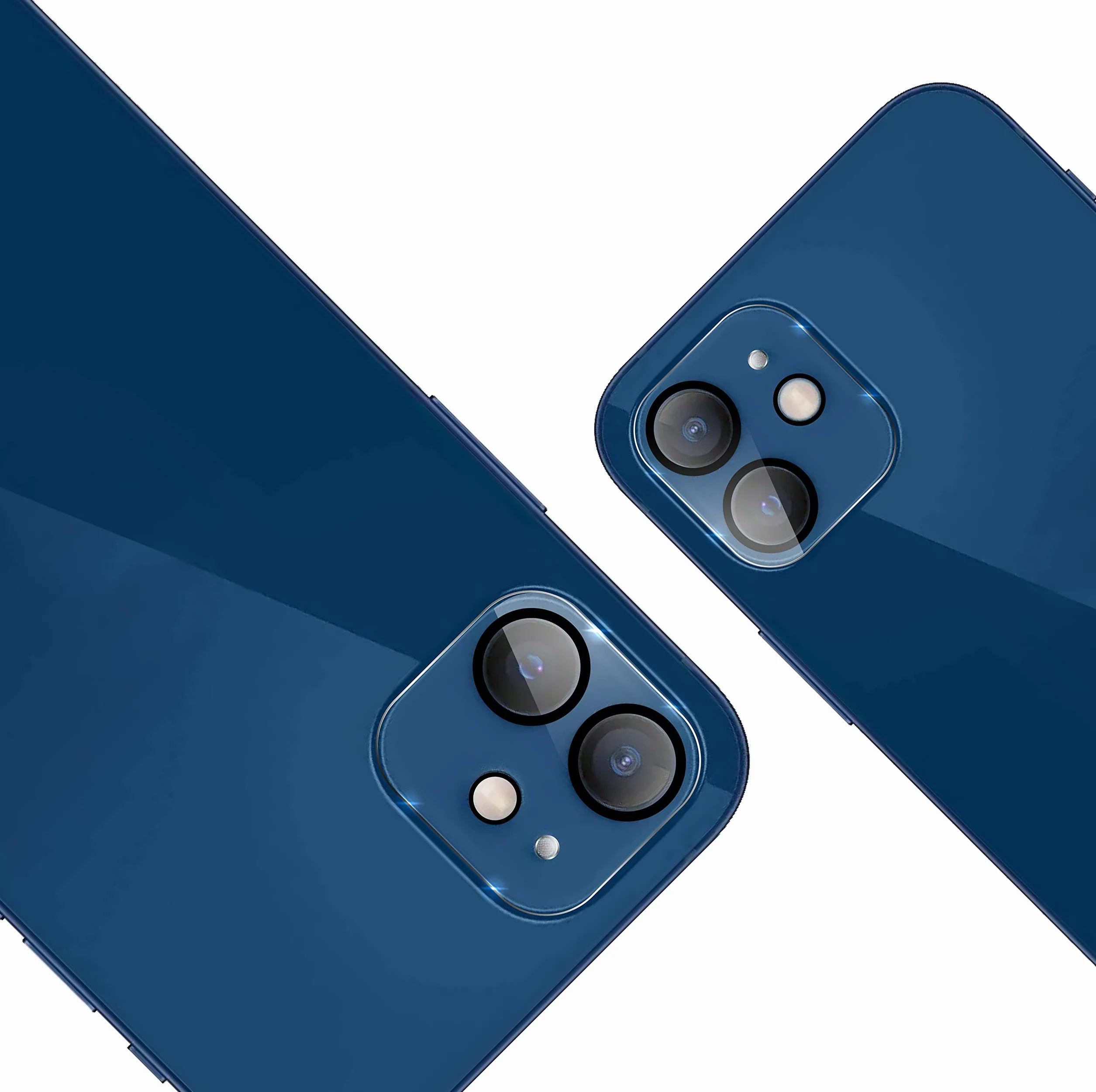 Osłona obiektywu aparatu dla iPhone 12 [3 Sztuki] szkło na aparat hartowane, folia ochronne obiektyw tylna