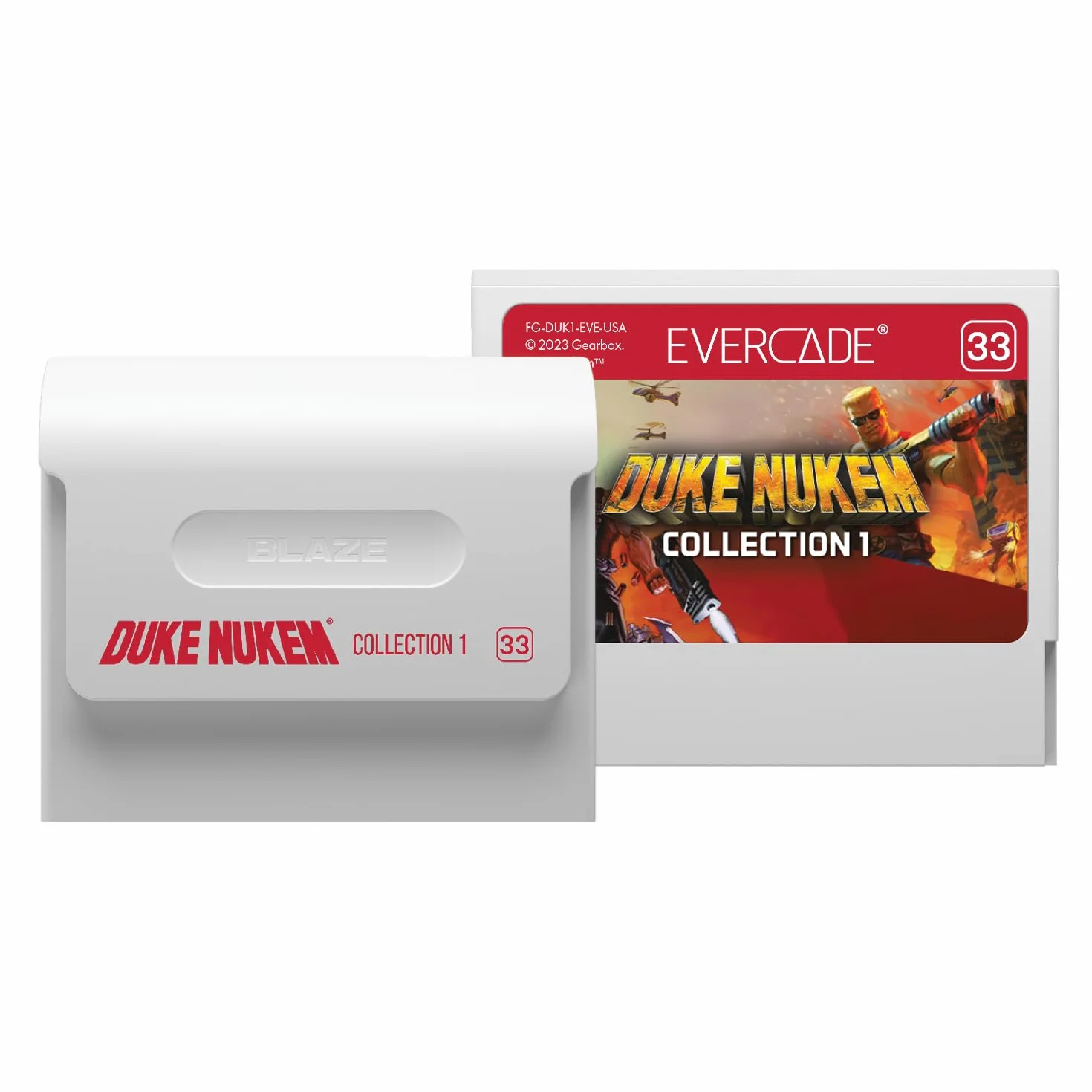 BLAZE Evercade Red Cart 33 - Duke Nukem Col. 1