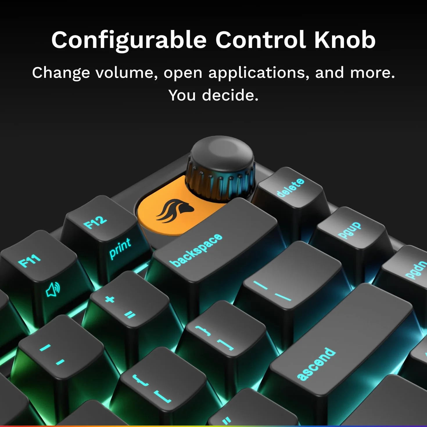 Glorious Gaming Klawiatura GMBK 75% - wymienne nakładki MX, odłączany kabel USB, IP57 odporna na wodę i kurz, RGB 10 stref, ciche przełączniki - 321x137x41 mm - Układ angielski QWERTY