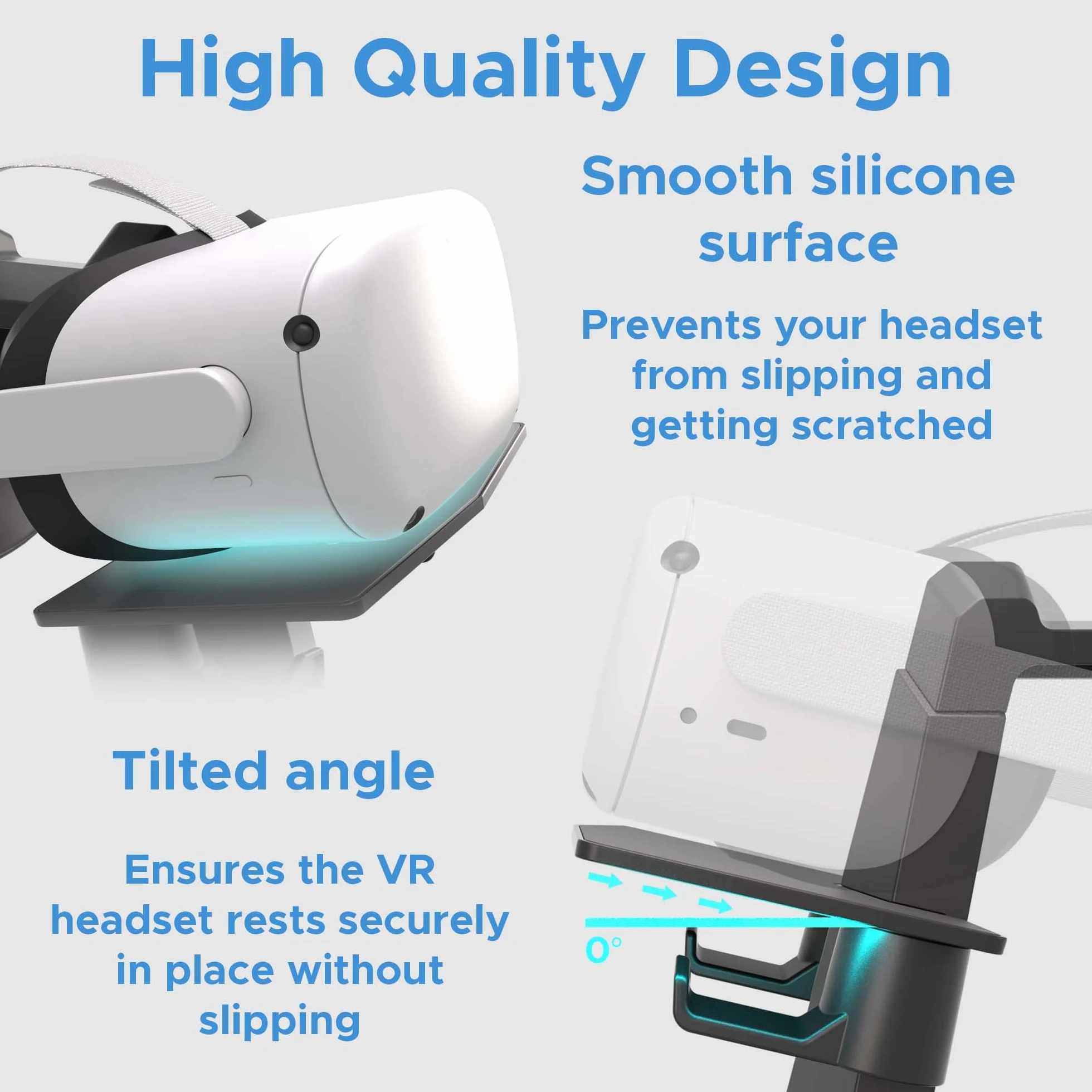 Sony Playstation VR2 DigiCharge zestaw słuchawkowy stojak do PS VR 2 PSVR2 Meta Quest 2 Quest 1 Rift S Valve Index HP Reverb G2 PICO 4 VR Display Mount Station