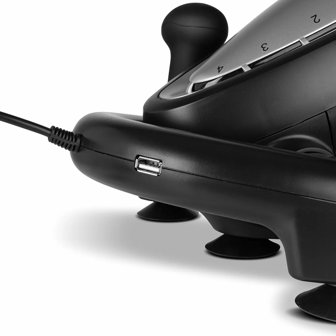 KROM K-DRIVER Wieloplatformowy zestaw kierownicy i pedałów, kompatybilny PC PS3 PS4 XBOX, czarno-pomarańczowy