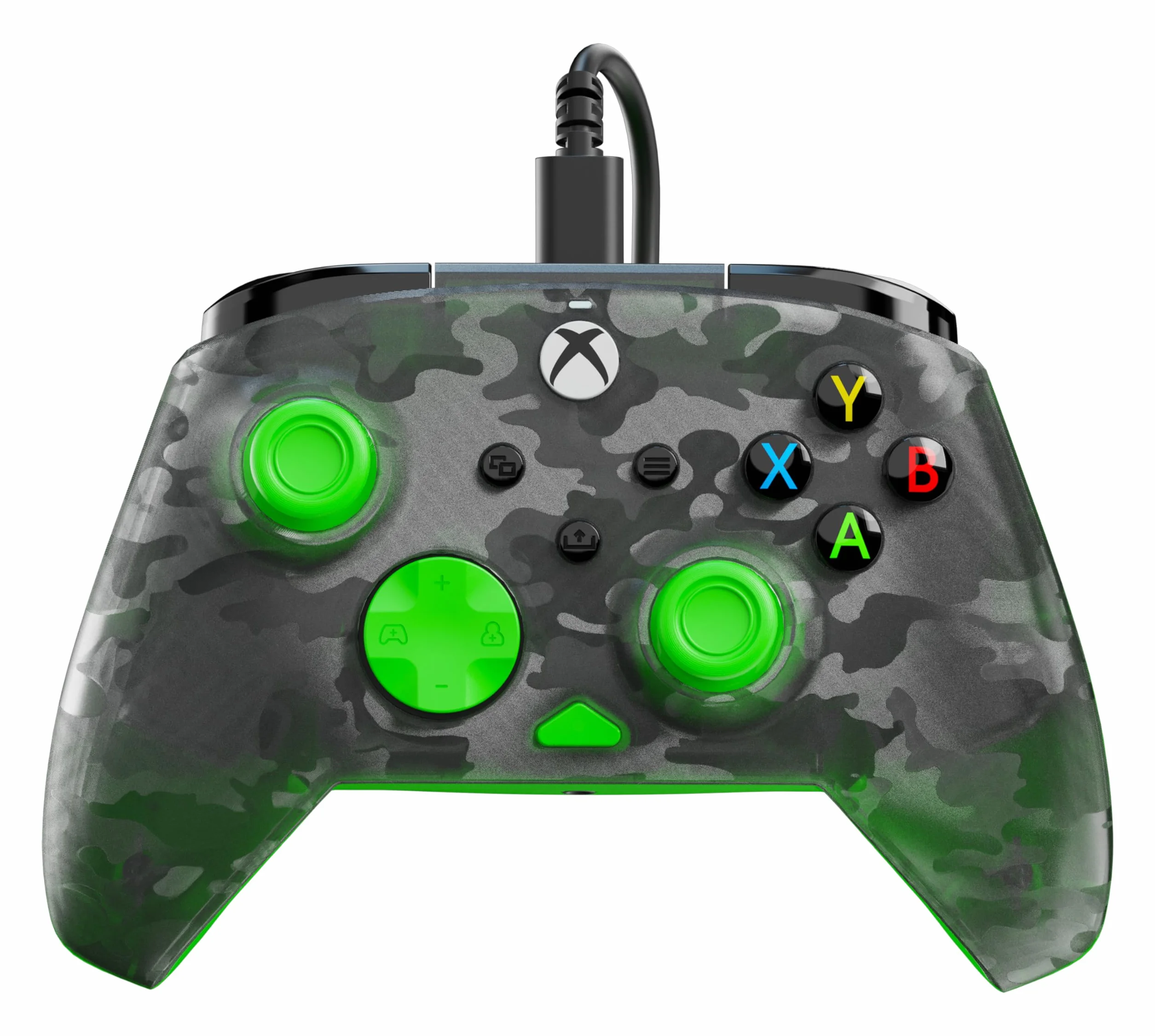 Turtle Beach Rematch Core Ghost Black Camo/Green Wired Gaming Controller dla Xbox Series X, Xbox One, PC