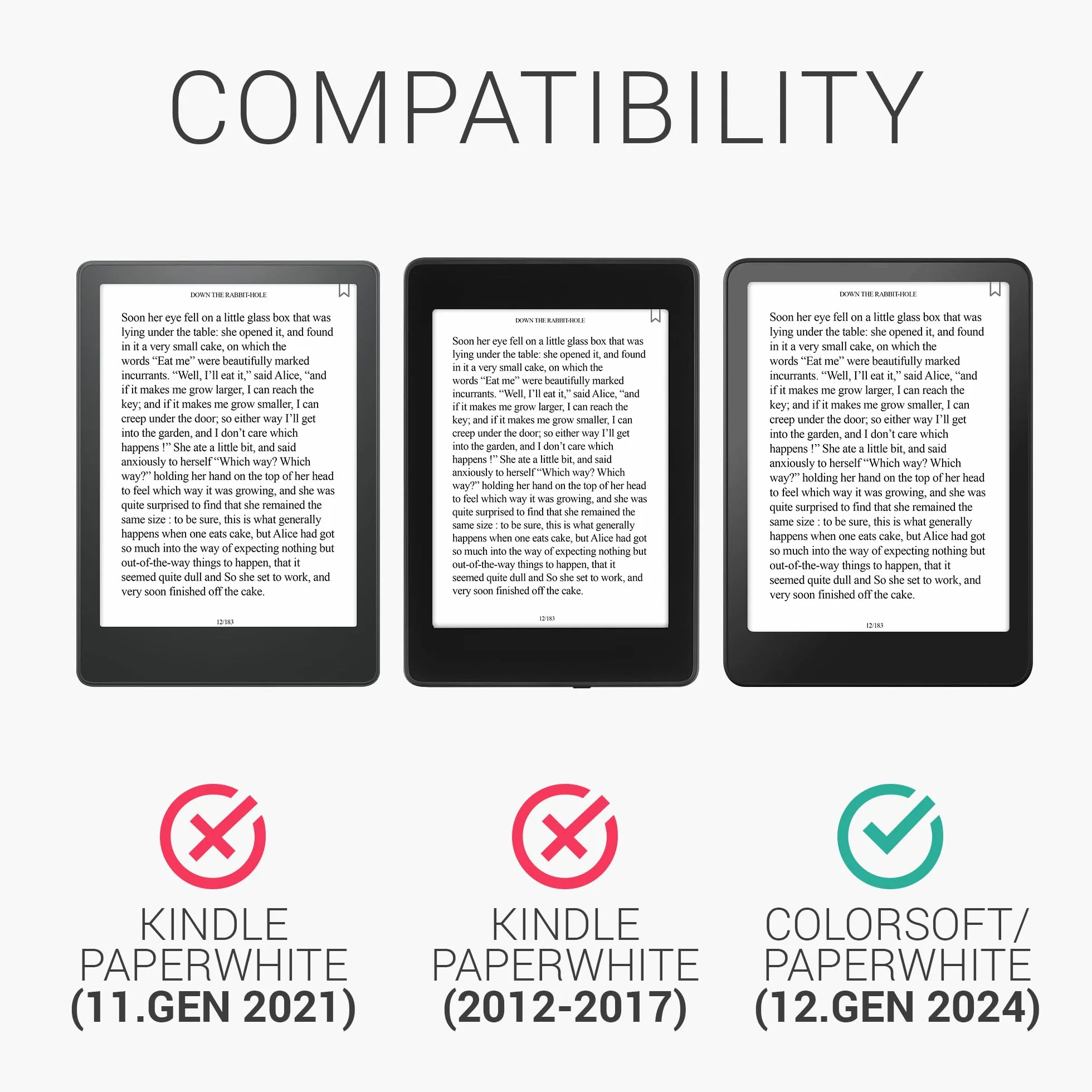 kwmobile Etui kompatybilne z Amazon Kindle Paperwhite (12. generacji 2024)/Kindle Colorsoft – etui z tkaniny w stylu książki, etui z klapką – ciemnoszare