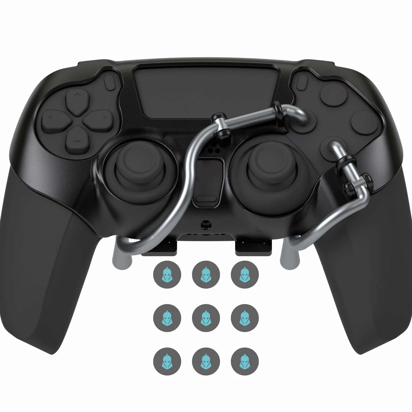 EXknight Leverback V2 PS5 Paddles, Mocowany Przycisk Tylni dla PS5 Controller, Czarny