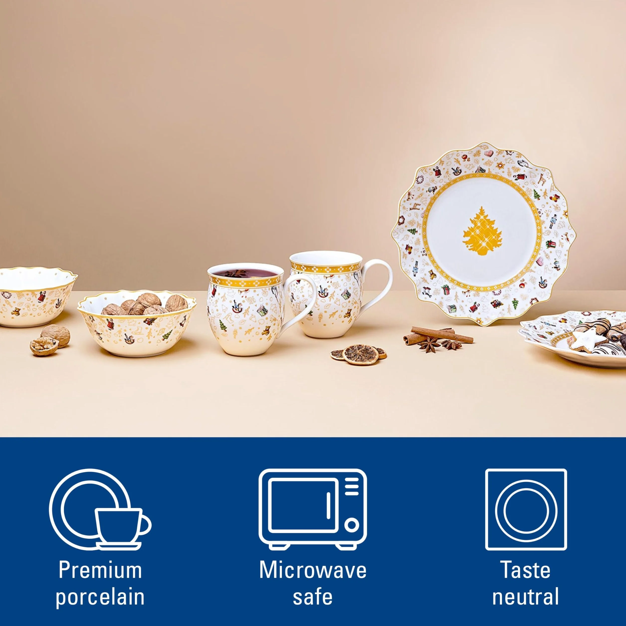 Villeroy & Boch Toy'S Delight Zestaw Śniadaniowy, Biały, 6 sztuk