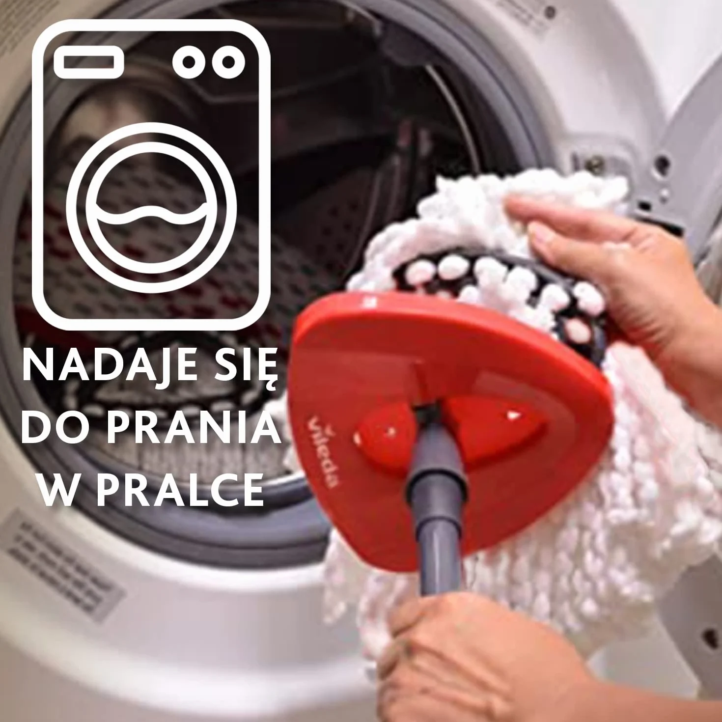 Vileda Wkład do mopa obrotowego Turbo Classic 100% mikrofibra