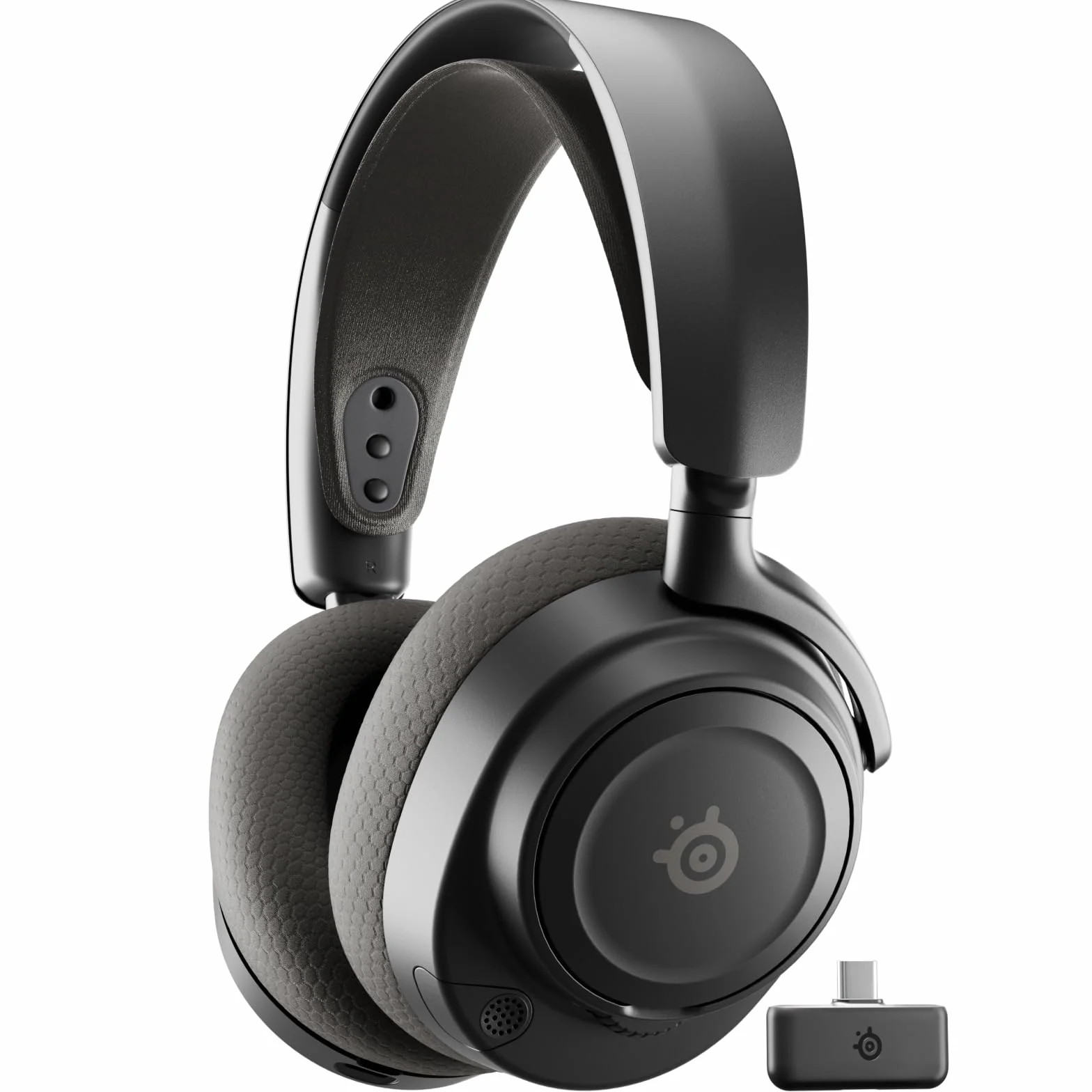 SteelSeries Arctis Nova 7 Wireless Gen 2 do gier, 50H, przetworniki magnetyczne neodymowe, 2,4 GHz/Bluetooth, PC, PS5, Switch, mobile