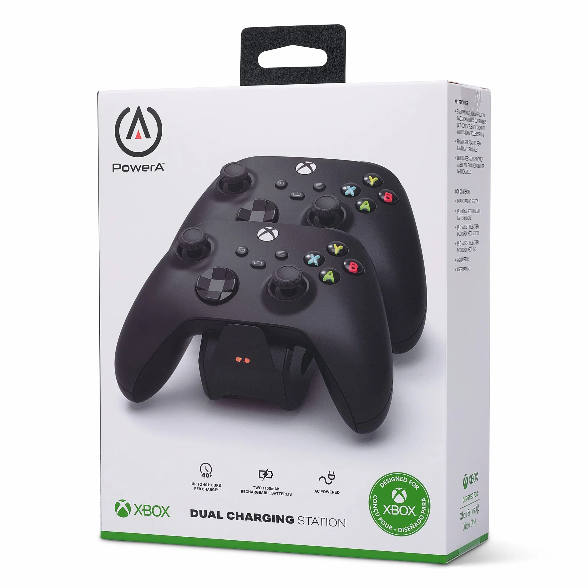 Stacja ładująca PowerA Duo do konsoli Xbox Series X|S — Czarna (UE)