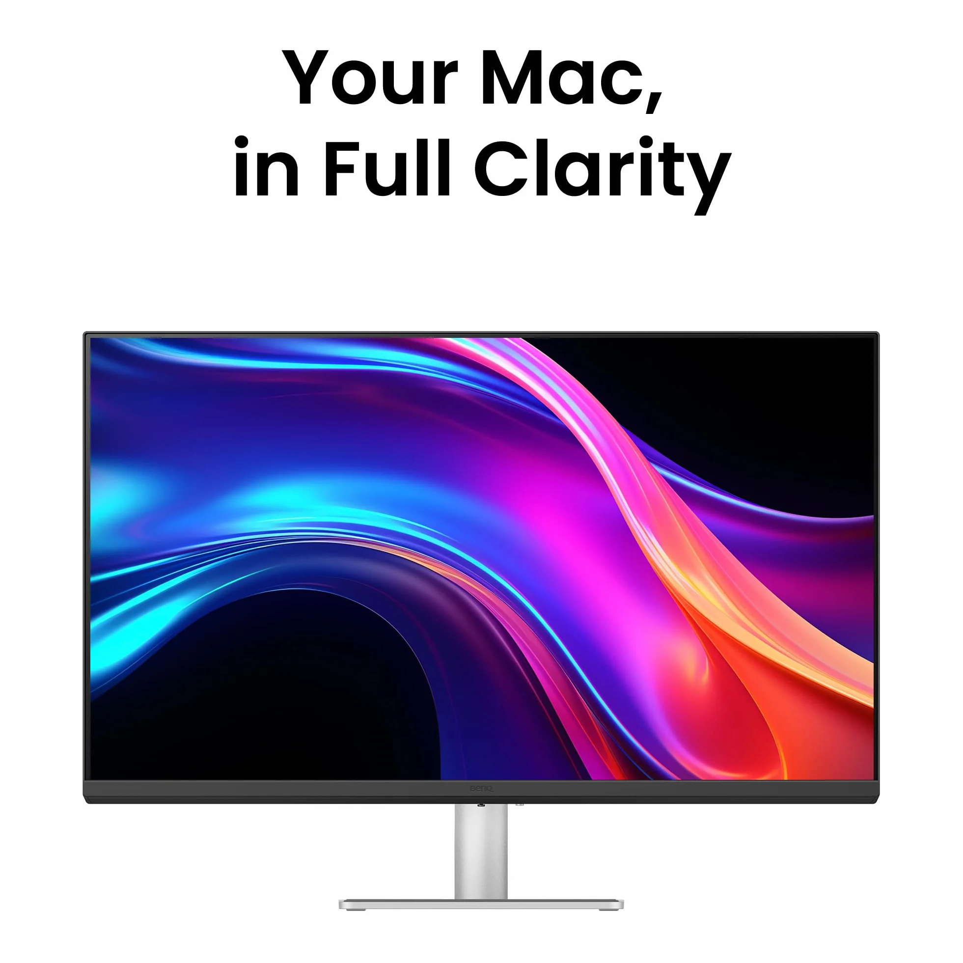 BenQ MA270UP 27” 4K 3840x2160 Monitor Nano Gloss dla MacBook, podwójne USB-C 90W/15W, dopasowanie kolorów Mac, USB Hub, kontrola jasności i głośności na Mac, regulowana wysokość i nachylenie podstawy