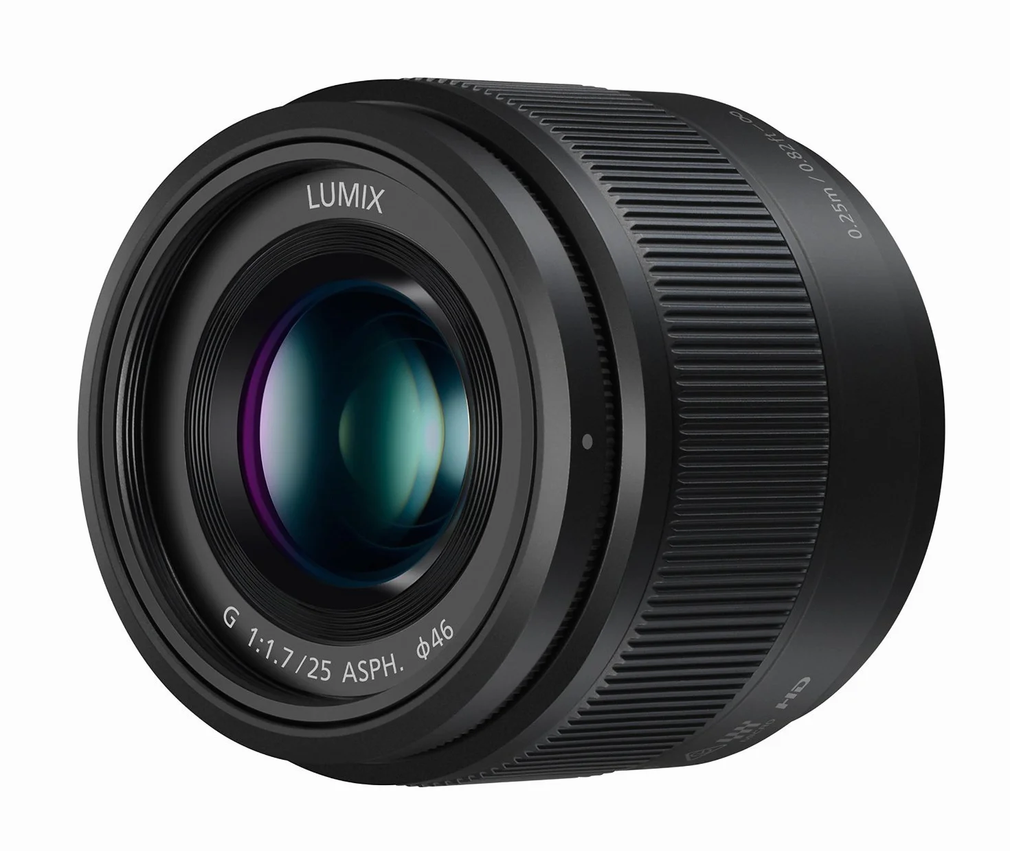 Panasonic H-H025 LUMIX G stałoogniskowy obiektyw standardowy (ogniskowa 25/50mm (odpowiednik dla kliszy 35 mm), F1.7, filtr φ46mm/1.8", micro 4/3), czarny