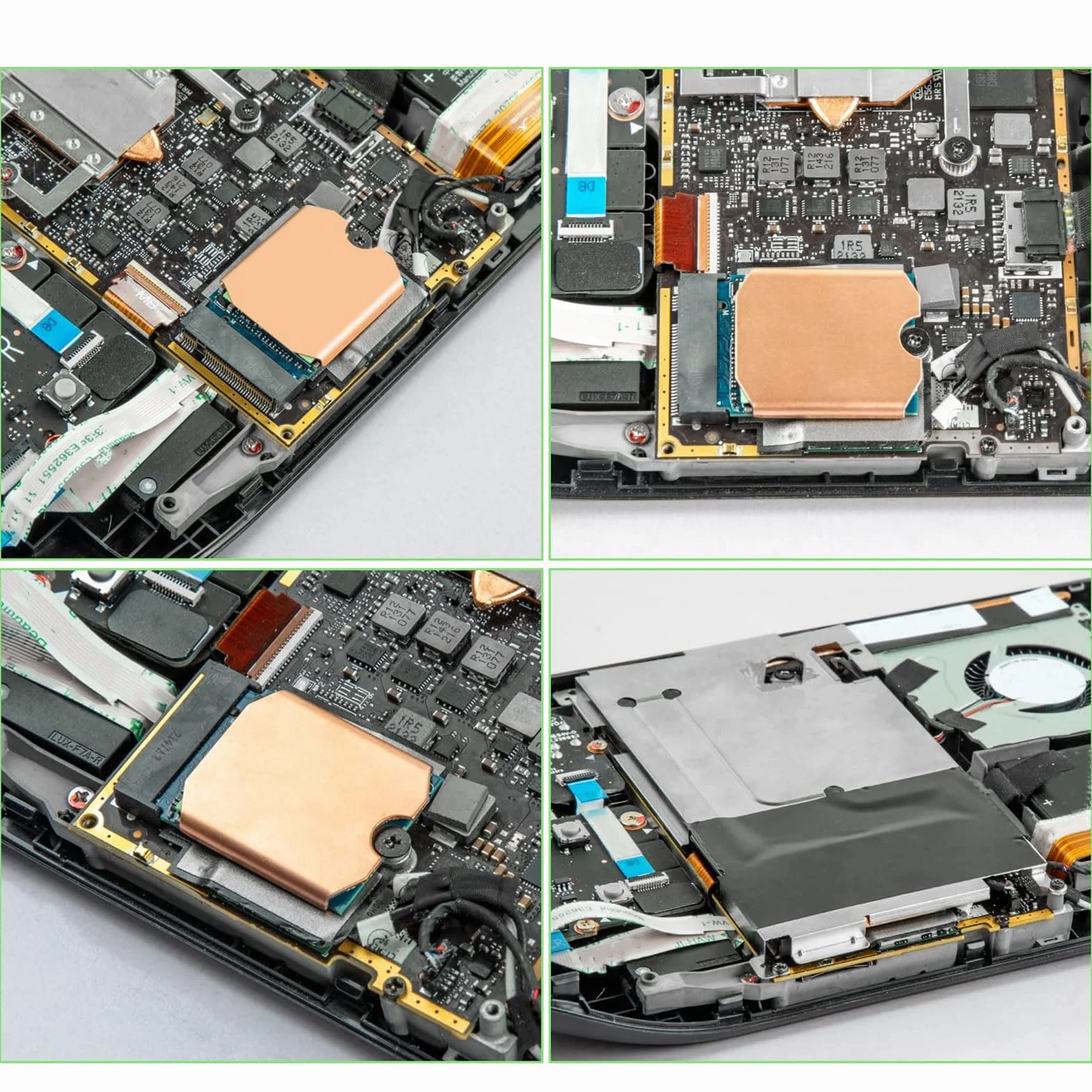 Podkładka Termiczna M.2 2230 NVME SSD Miedziany Radiator Chłodzący Pasta Termoprzewodząca Zestaw do Steam Deck